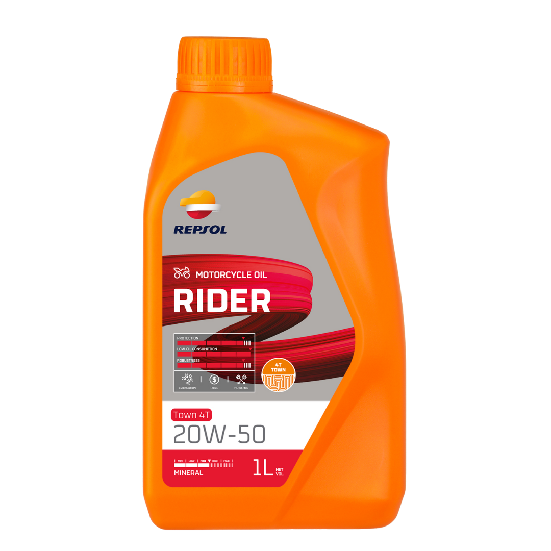 REPSOL RIDER TOWN  20W50 MINERAL