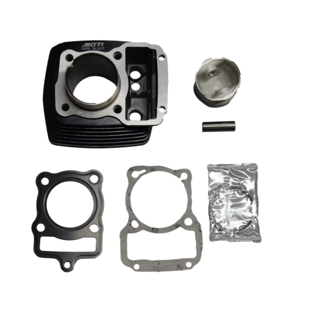 KIT CILINDRO AKT NKD 125 / TT 125 / EVO 125 / EVO R3125 (PASADOR PISTON 13MM) ORIGINAL