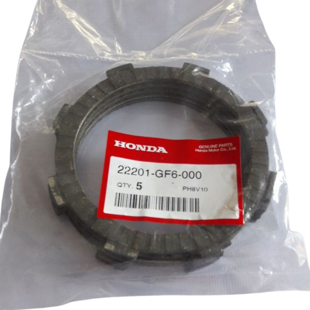 KIT DISCOS CLUTCH HONDA CBF 125 / CBF 150 / INVICTA 150 / CBZ 160 (5 DISCOS) ORIGINAL