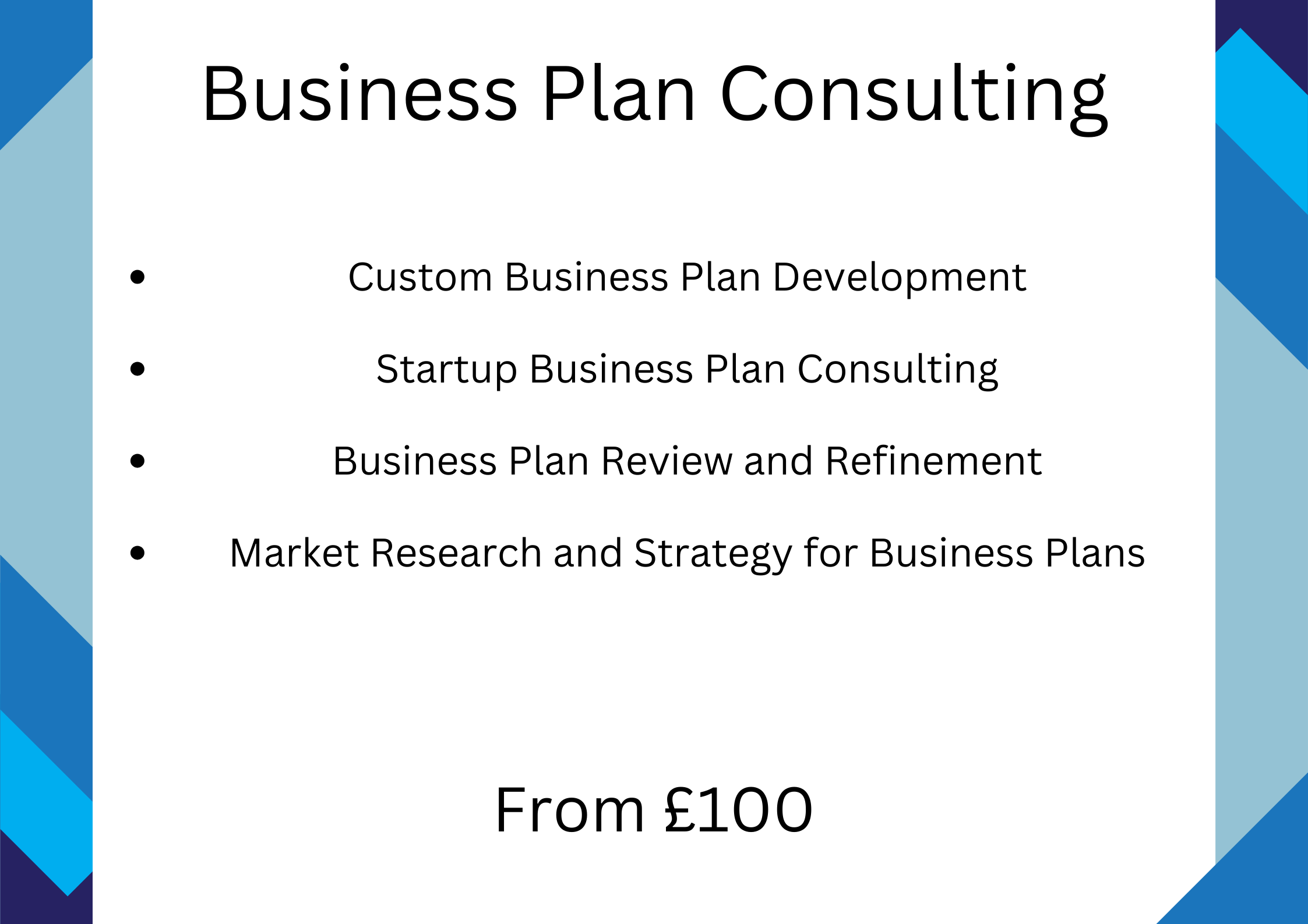 Business Plan Consulting