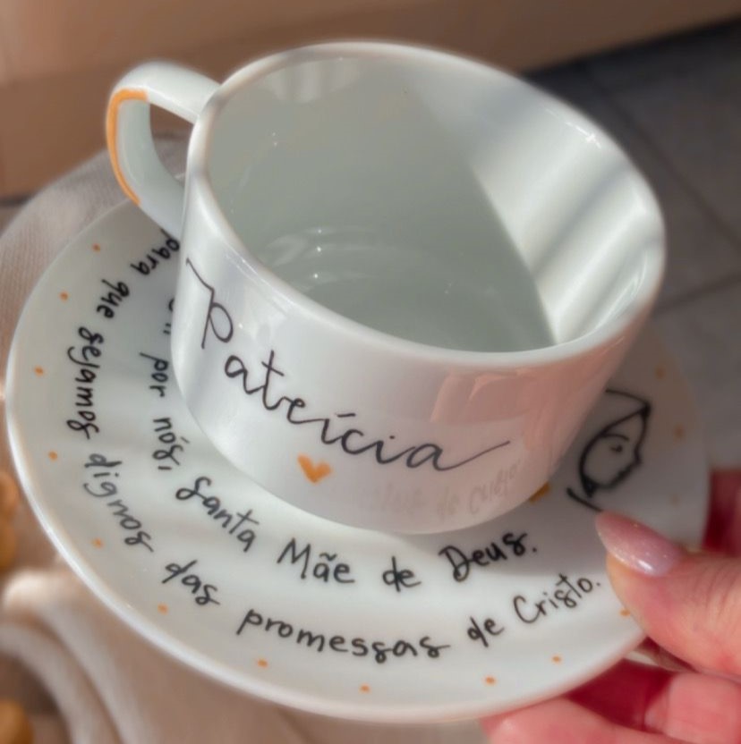 Xícara com pires - 240ml 