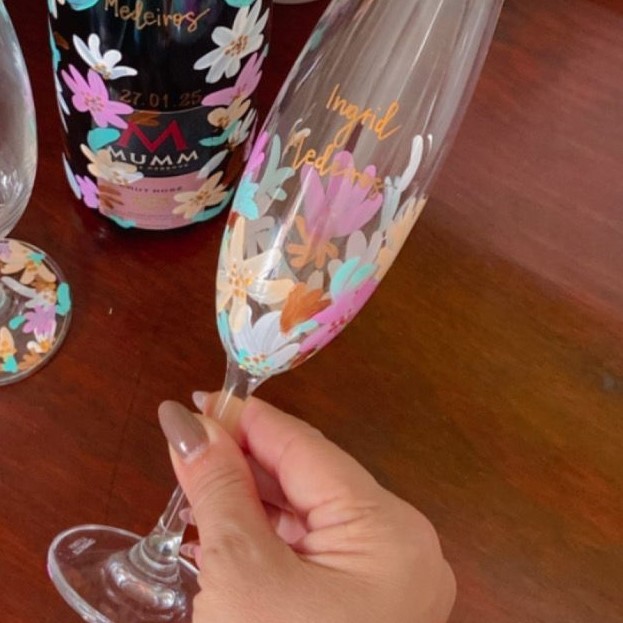 Taça de Cristal Champagne - 220ml