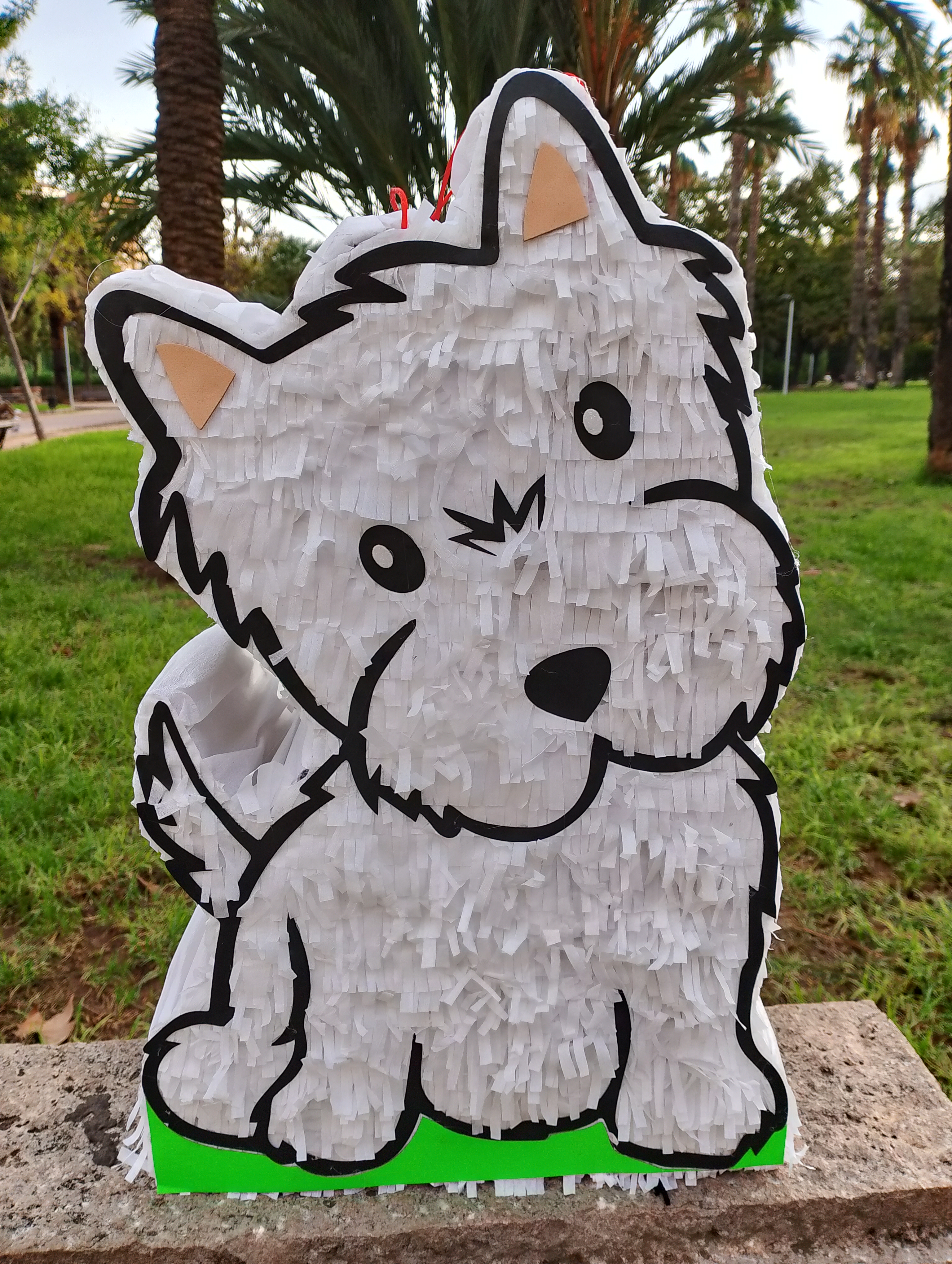 Piñata Perro Blanco