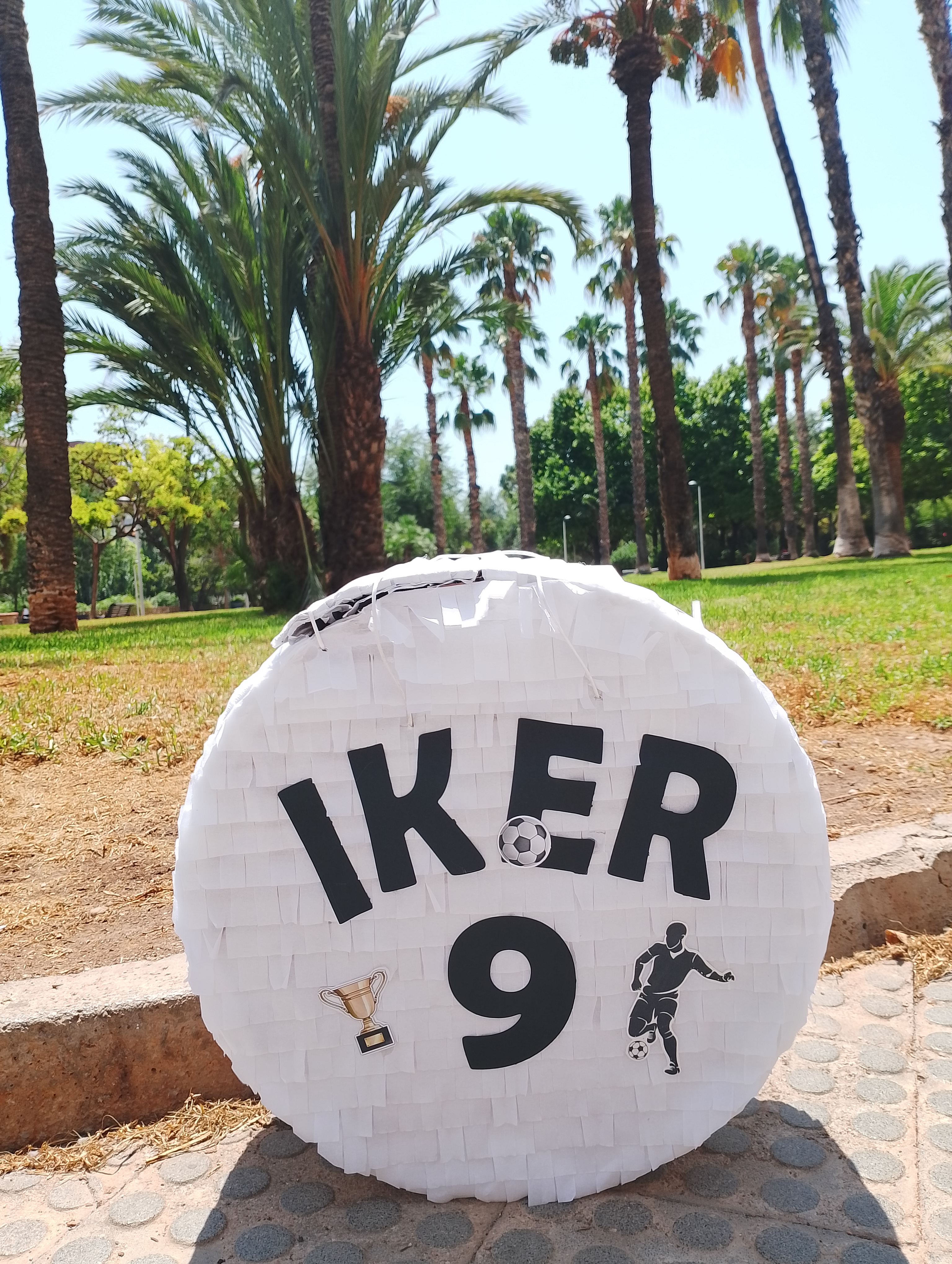 Piñata Redonda de futbol