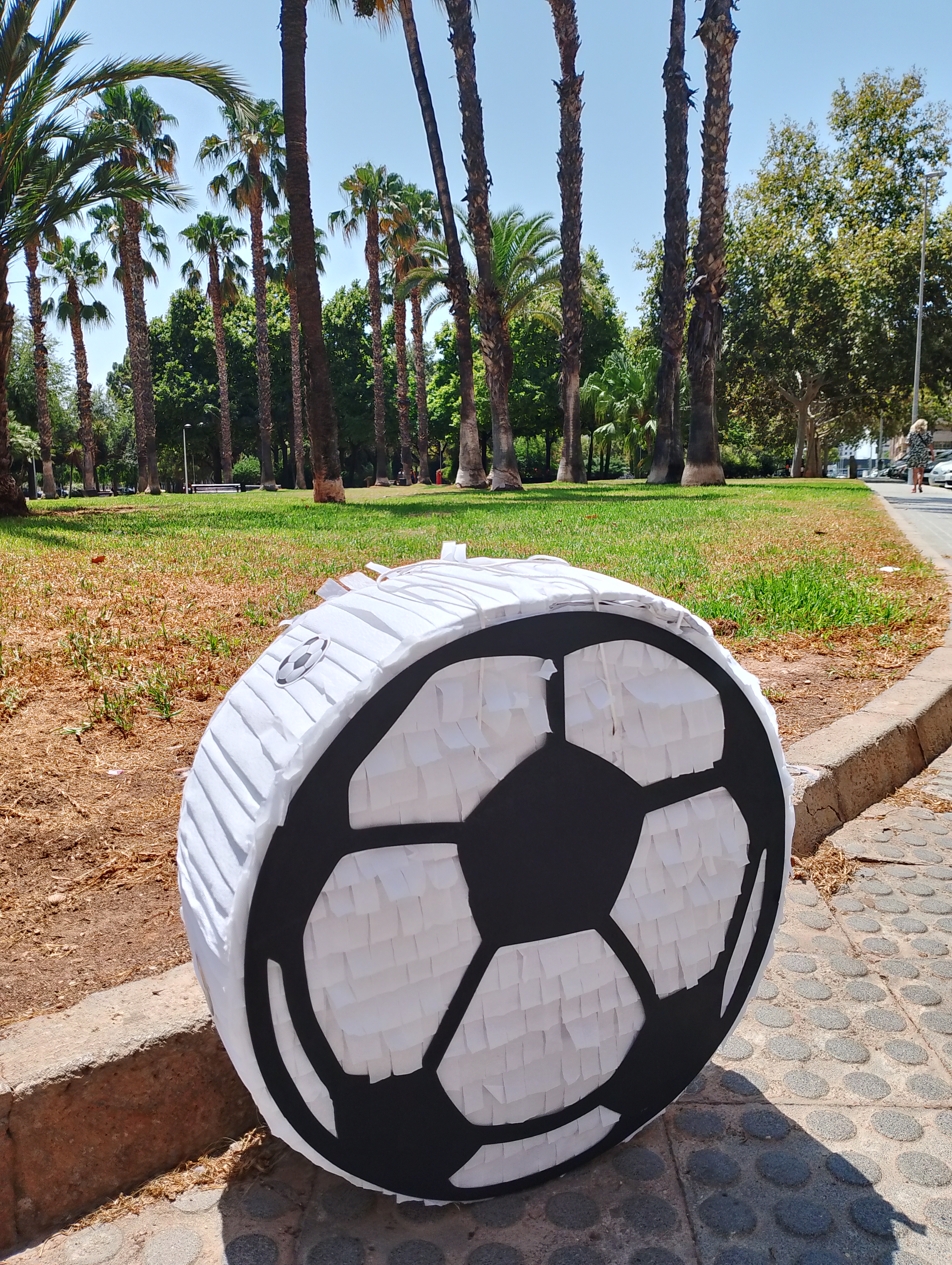 Piñata Redonda de futbol