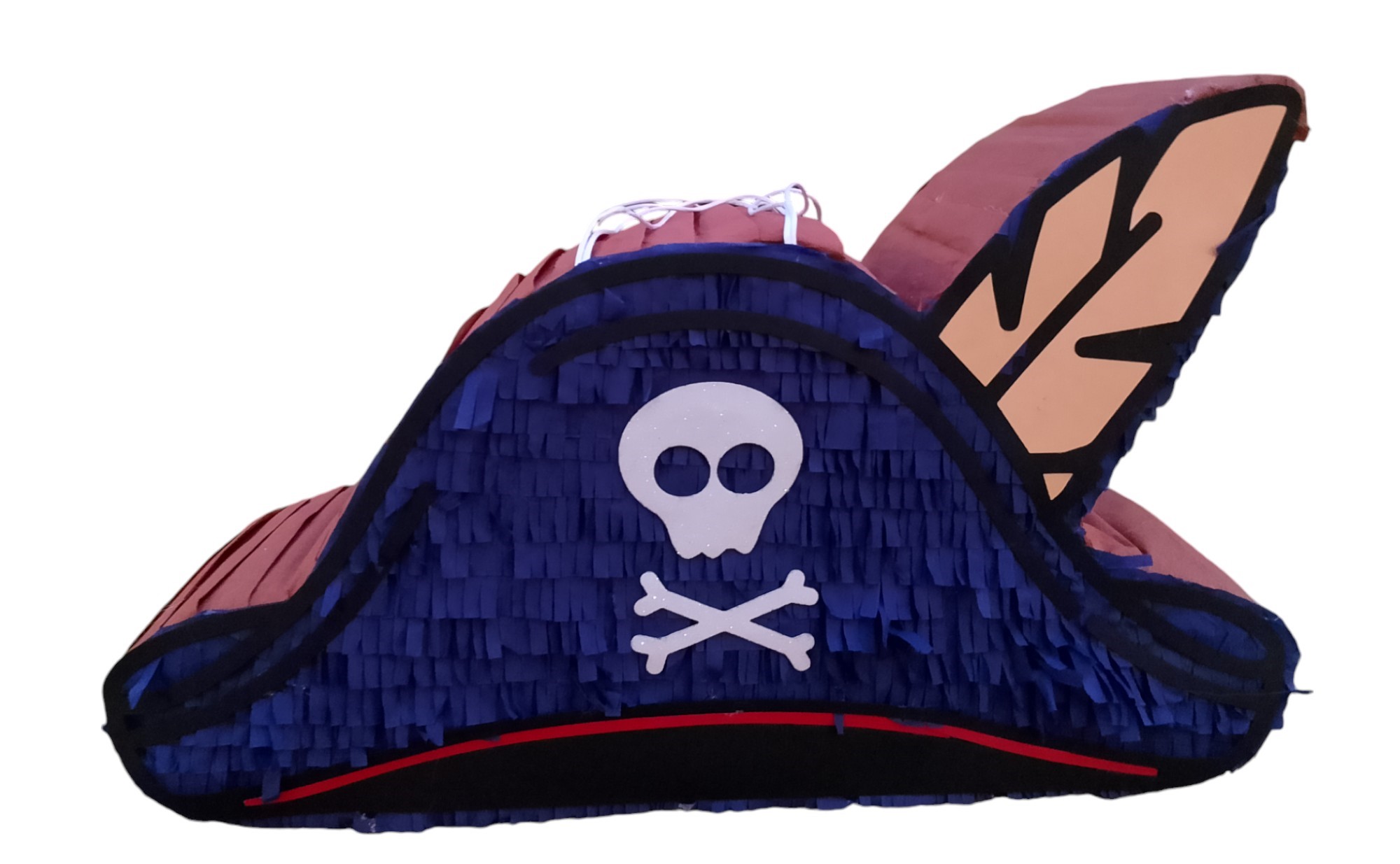 Piñata sombrero pirata de 50 cm.