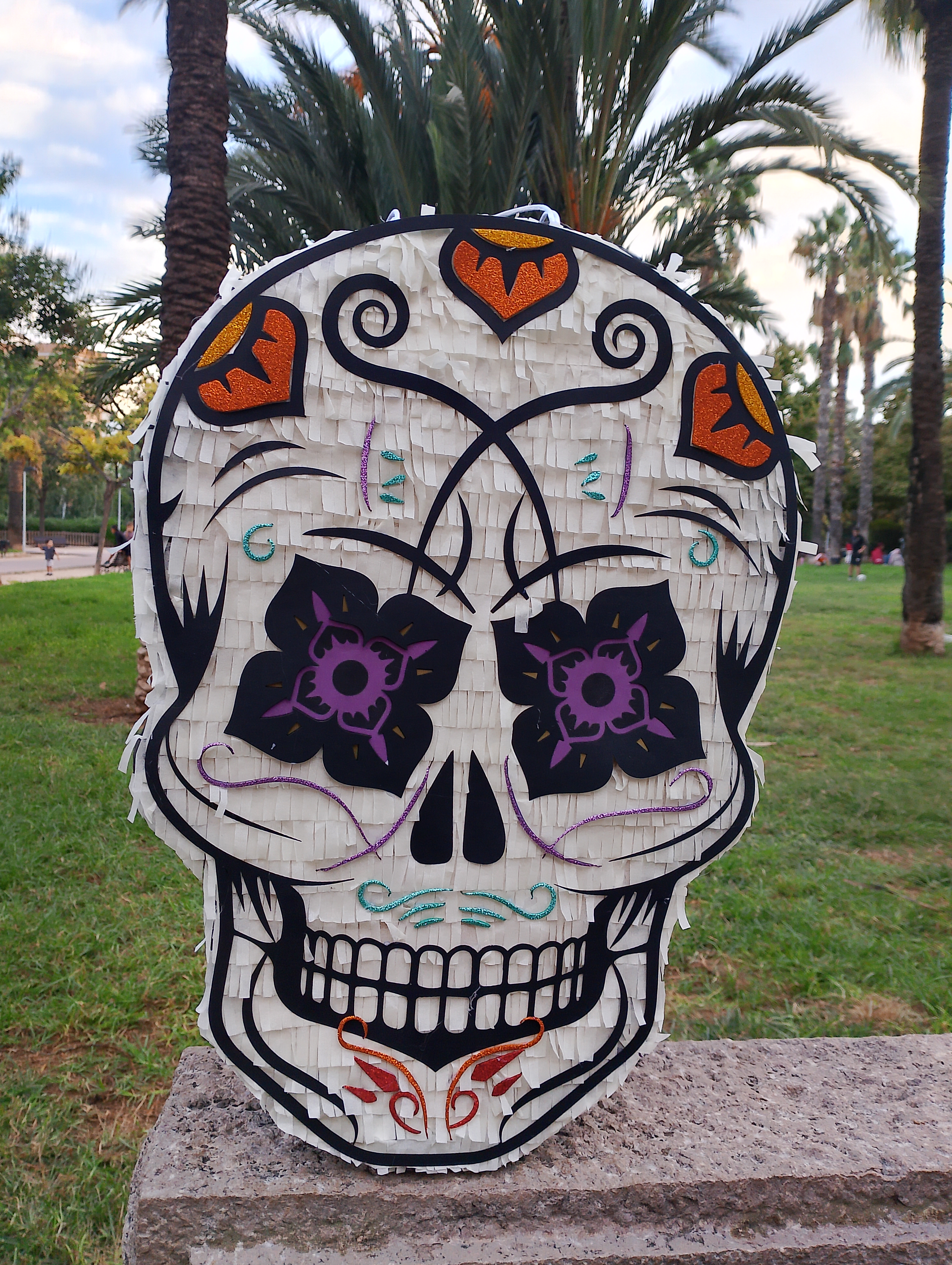 Piñata Calavera Halloween 50cm