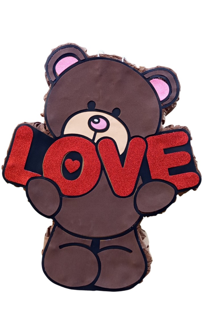 PIÑATA OSO SAN VALENTIN