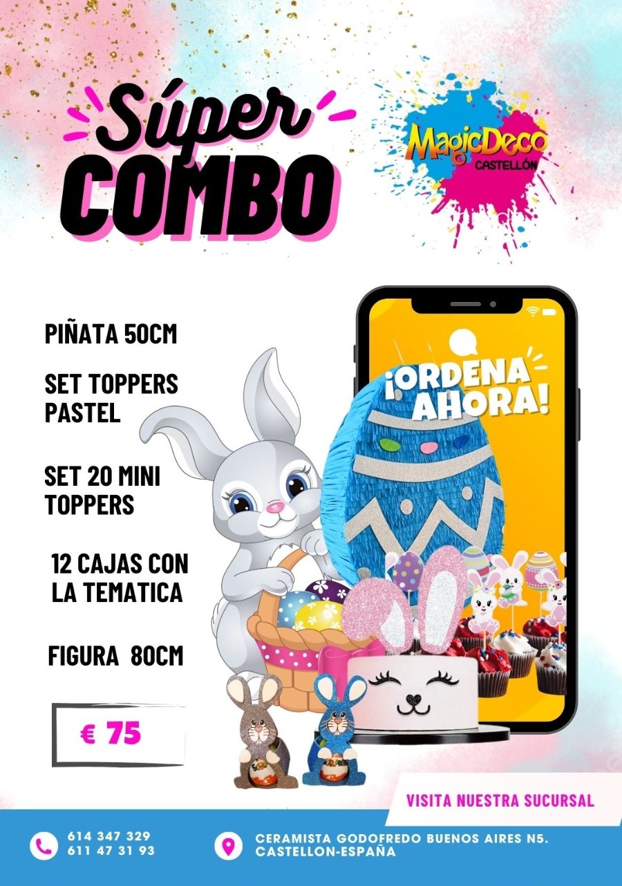 SUPER COMBO FIESTA PASCUA