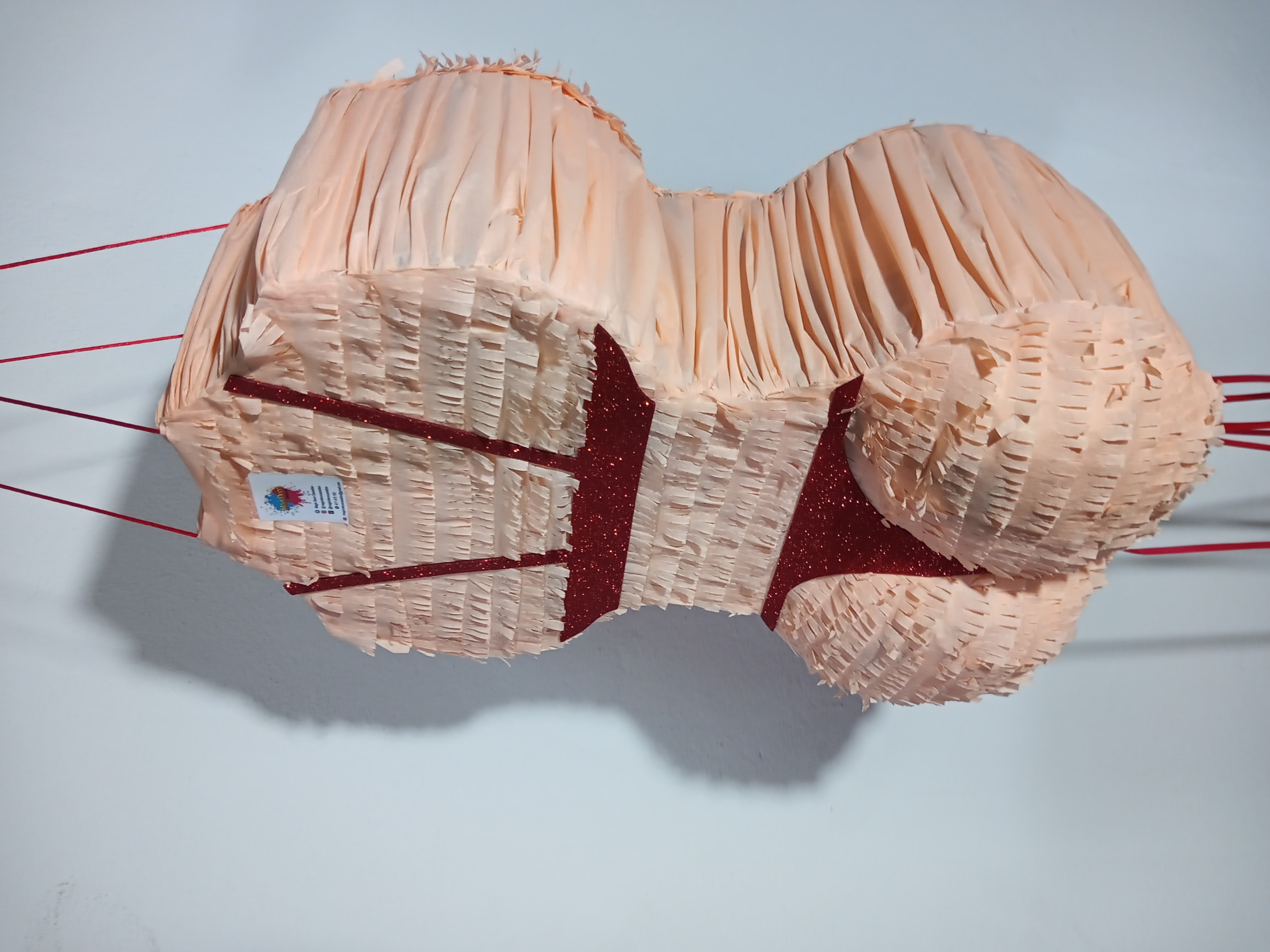 Piñata de diseño doble lado chica en bikini 50cm