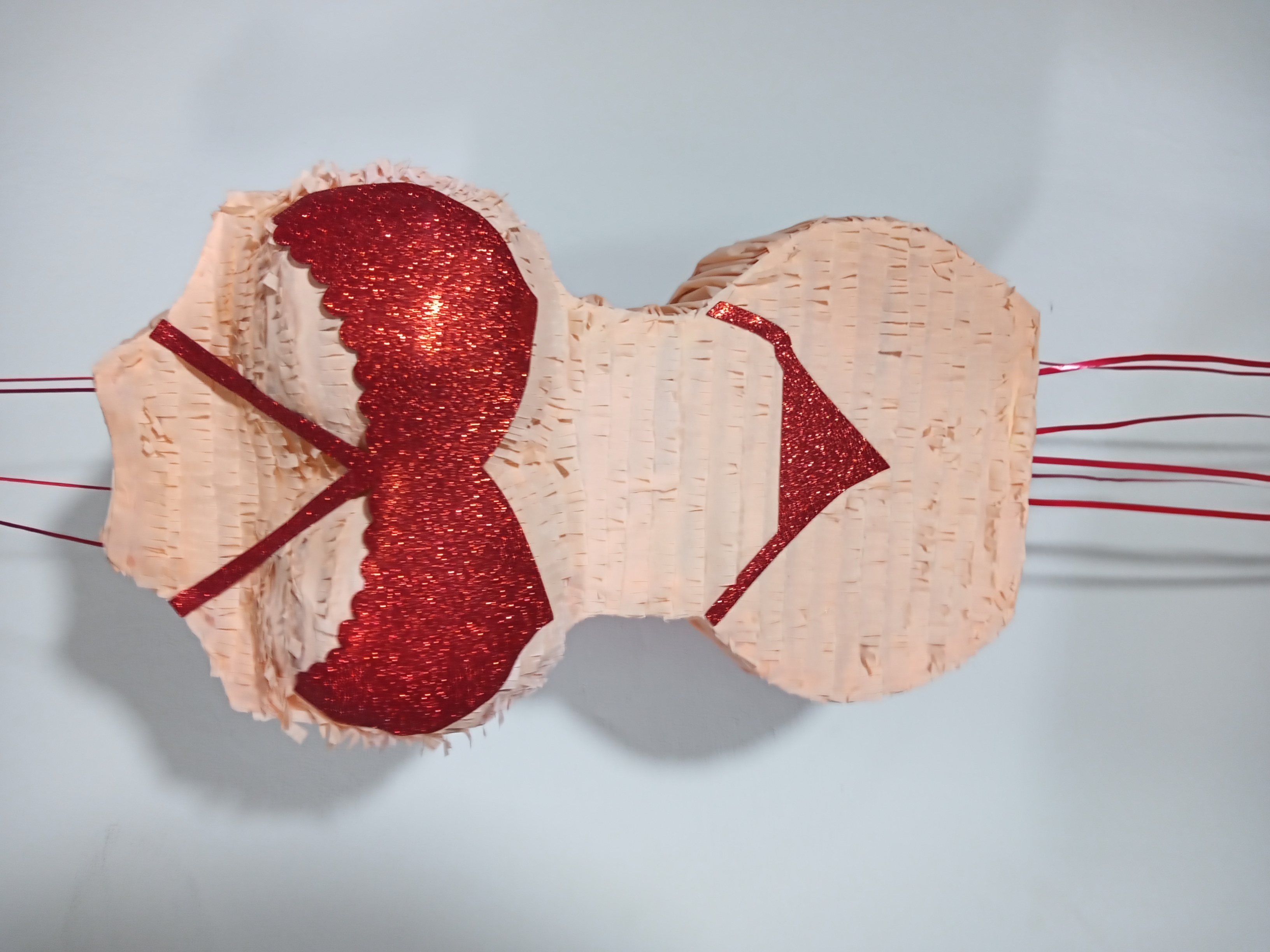 Piñata de diseño doble lado chica en bikini 50cm