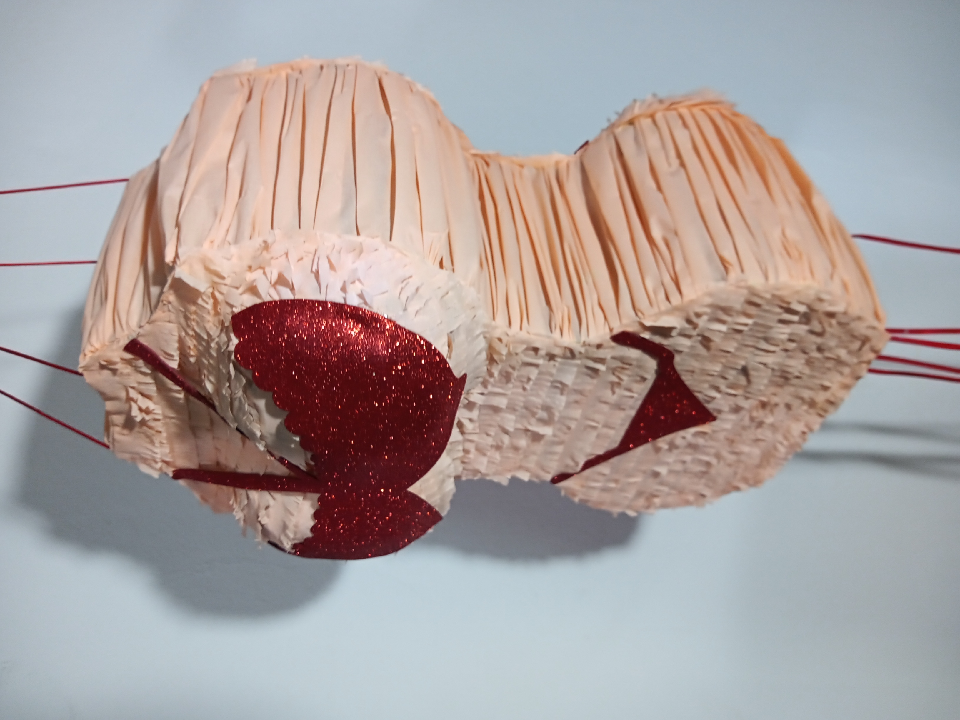 Piñata de diseño doble lado chica en bikini 50cm