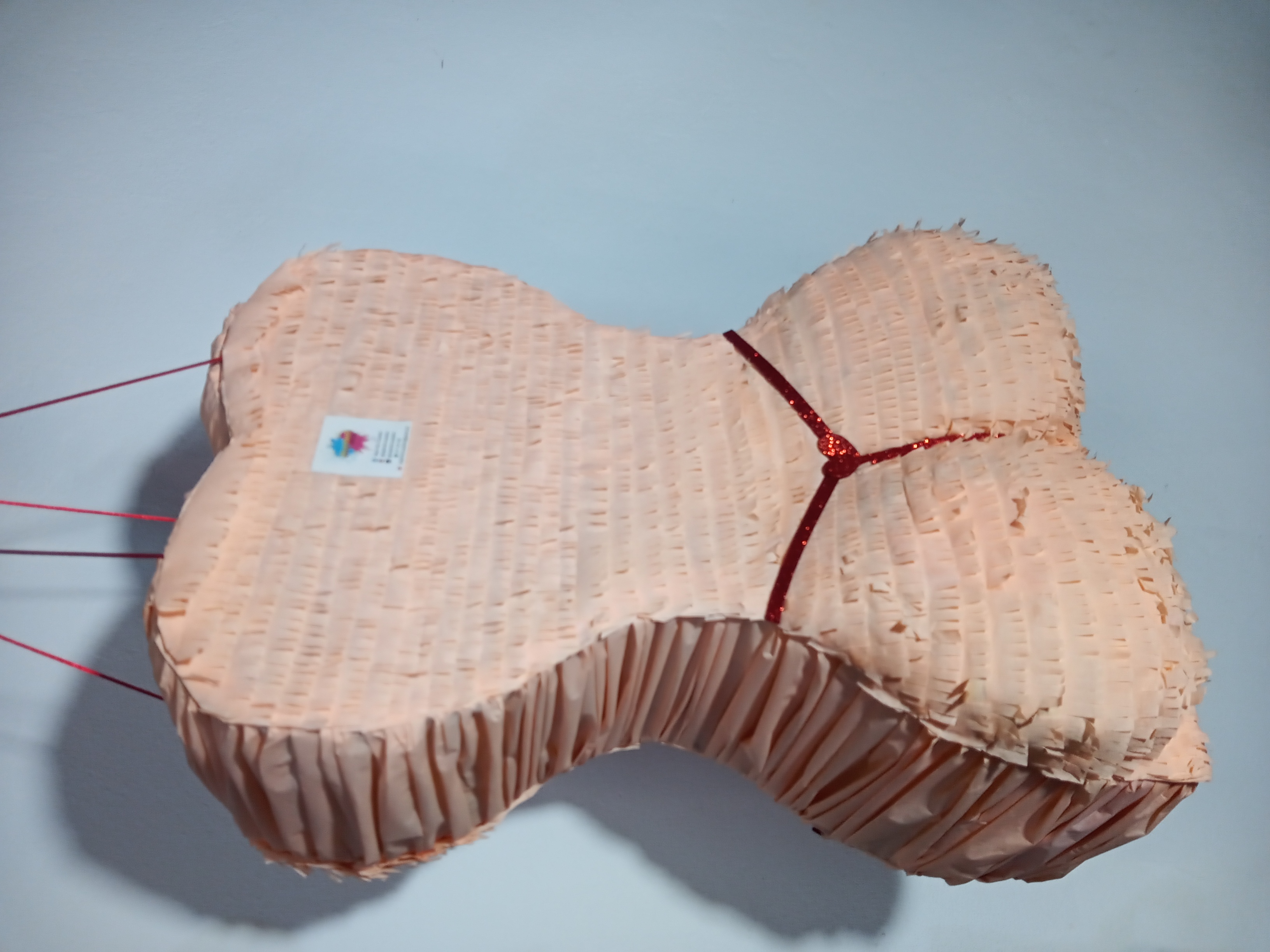 Piñata de cuerpo esbelto con corazones 50cm