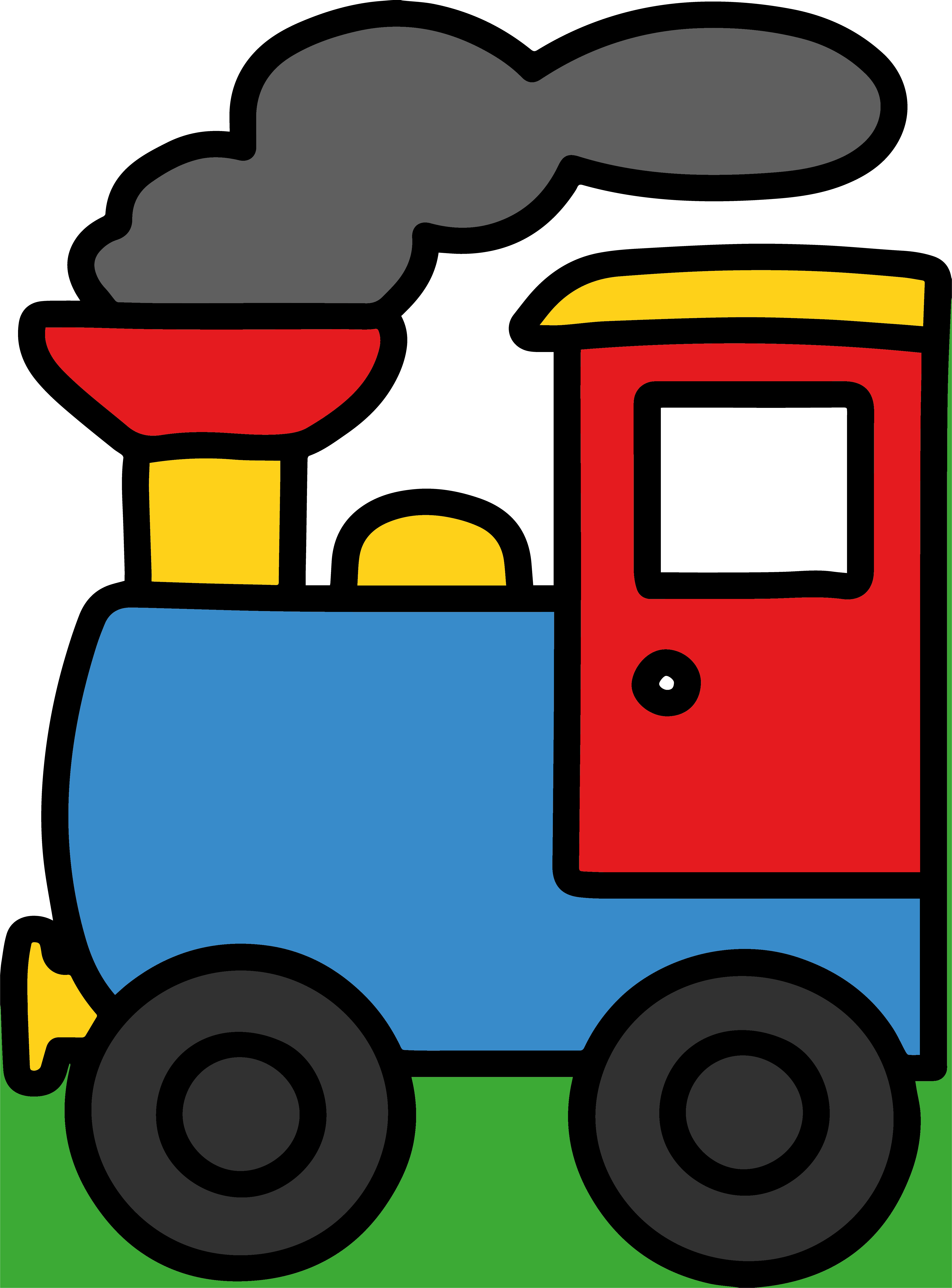 PIÑATA EN FORMA DE TREN DE 50CM