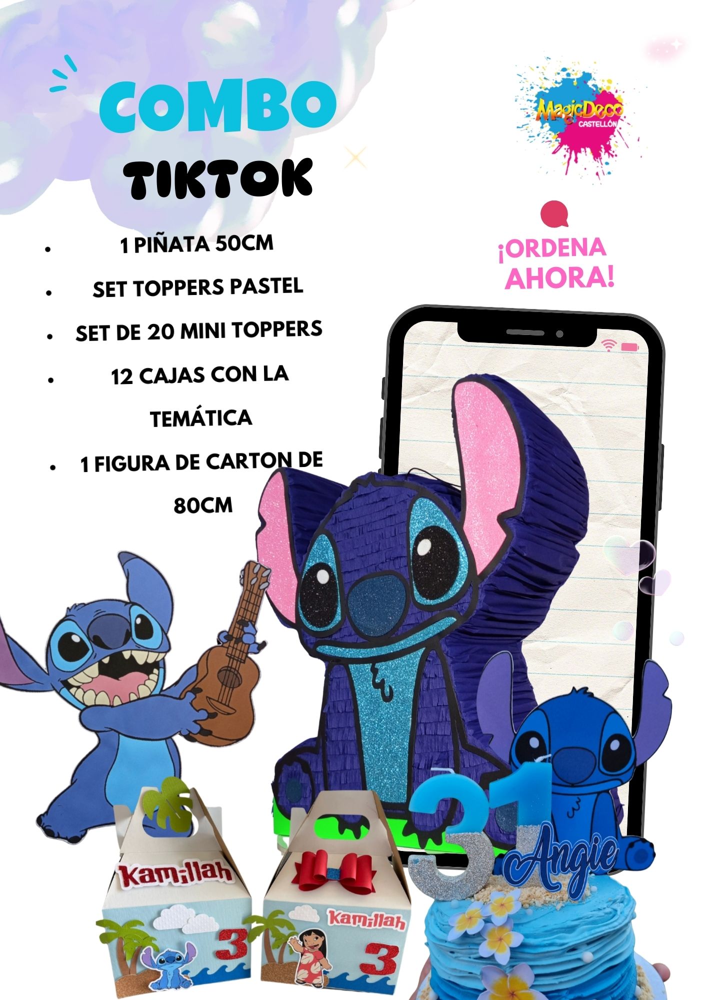 Combo Fiestero de Stitch