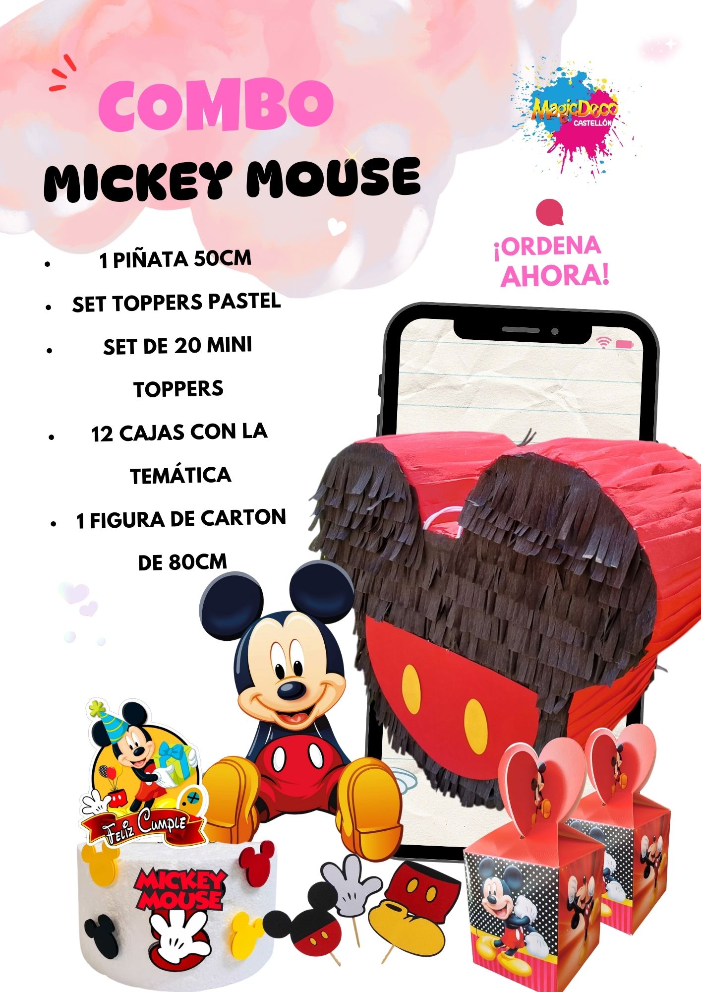 Combo Fiestero Mickey Mouse