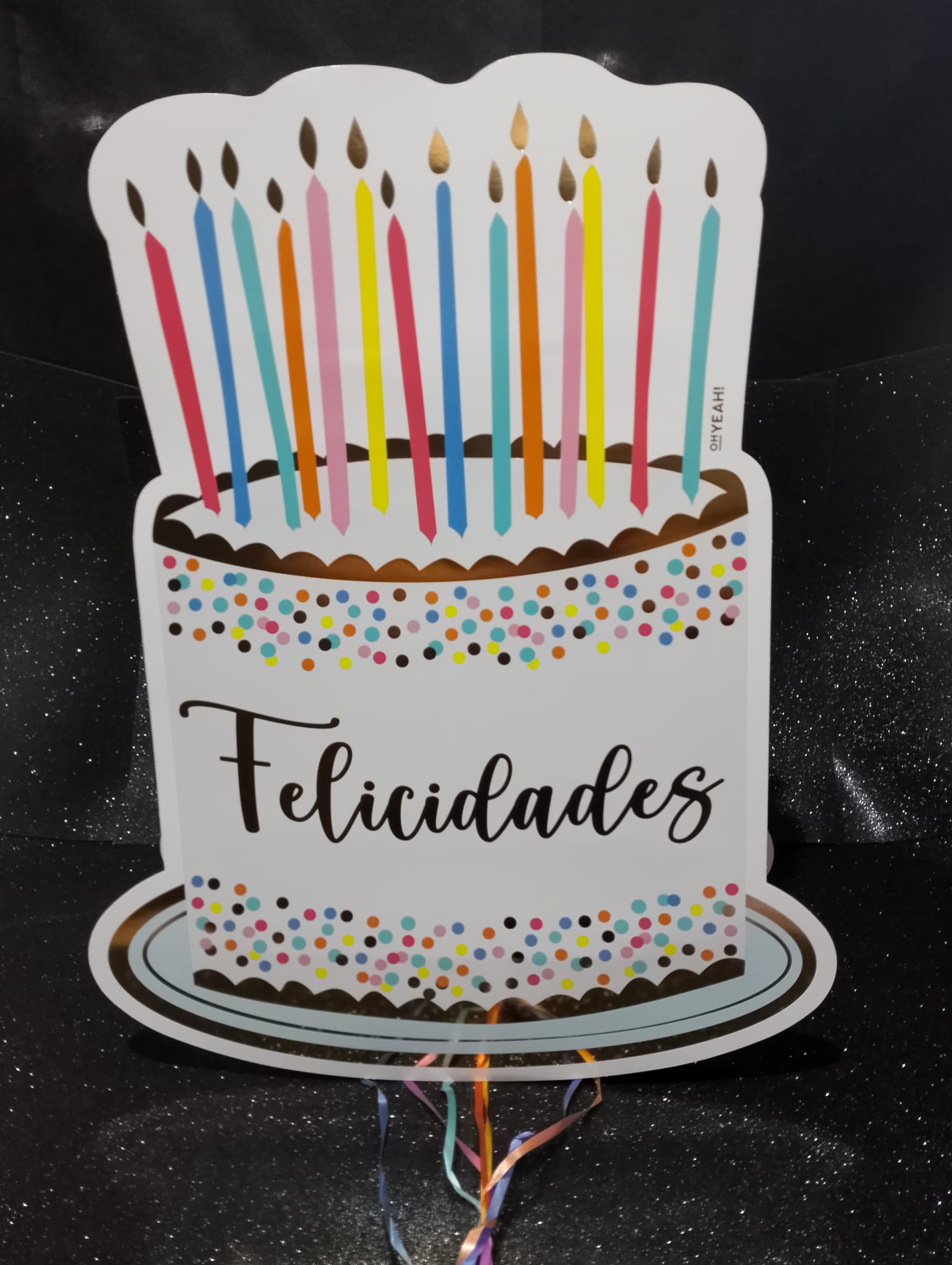 Piñata de pastel de cumpleaños 44cm