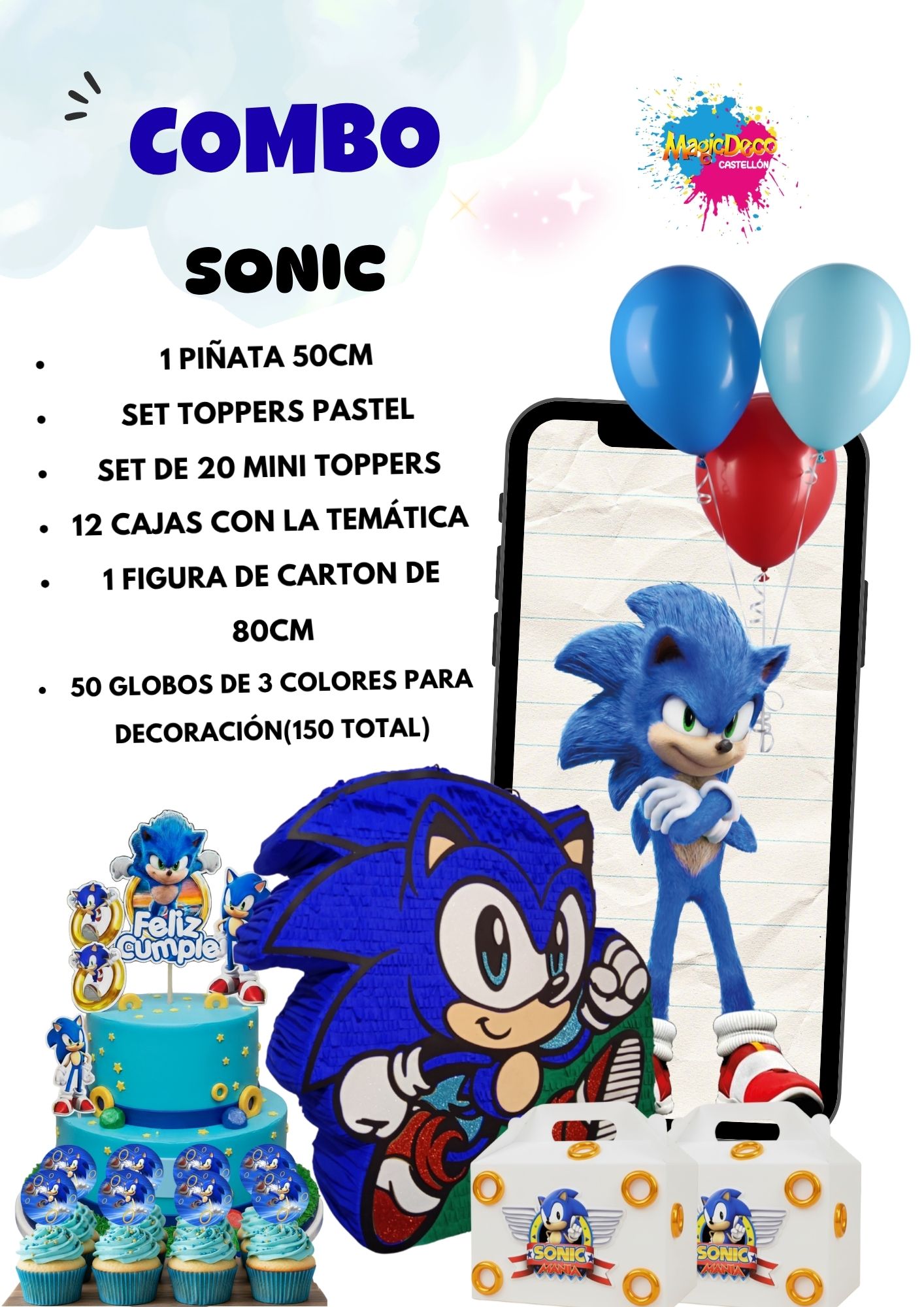 Combo Fiestero Sonic