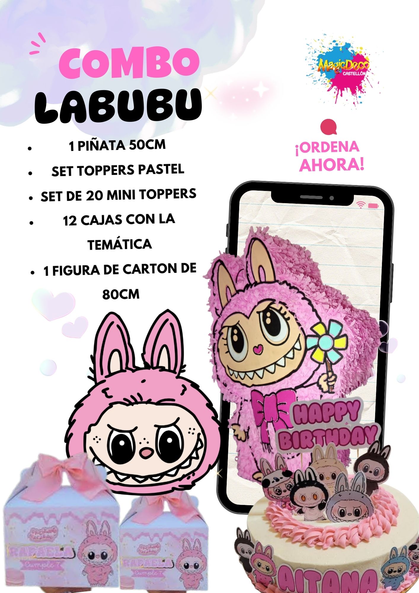 Combo Fiestero de Labubu