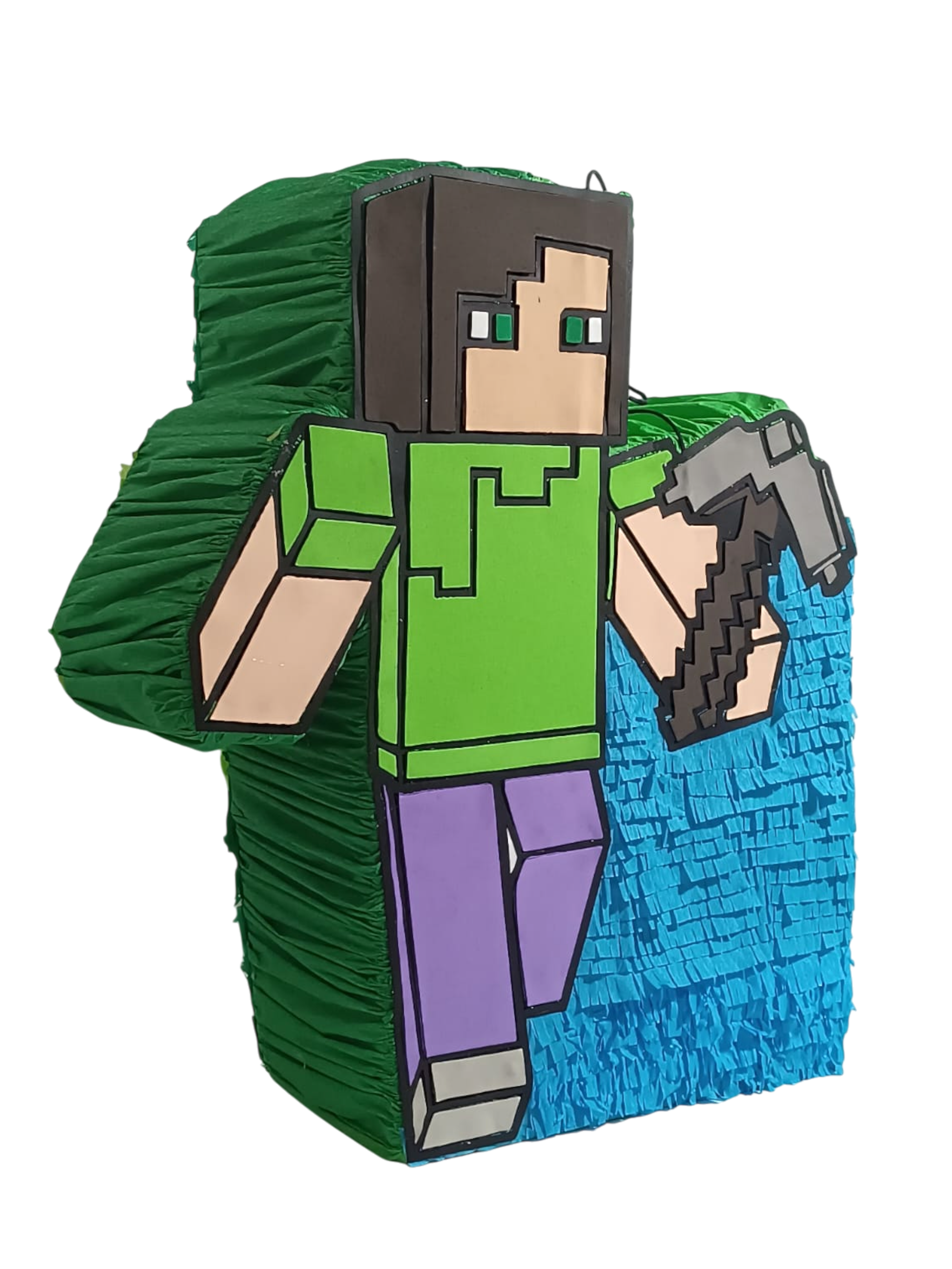 Piñata de personaje de Minecraft