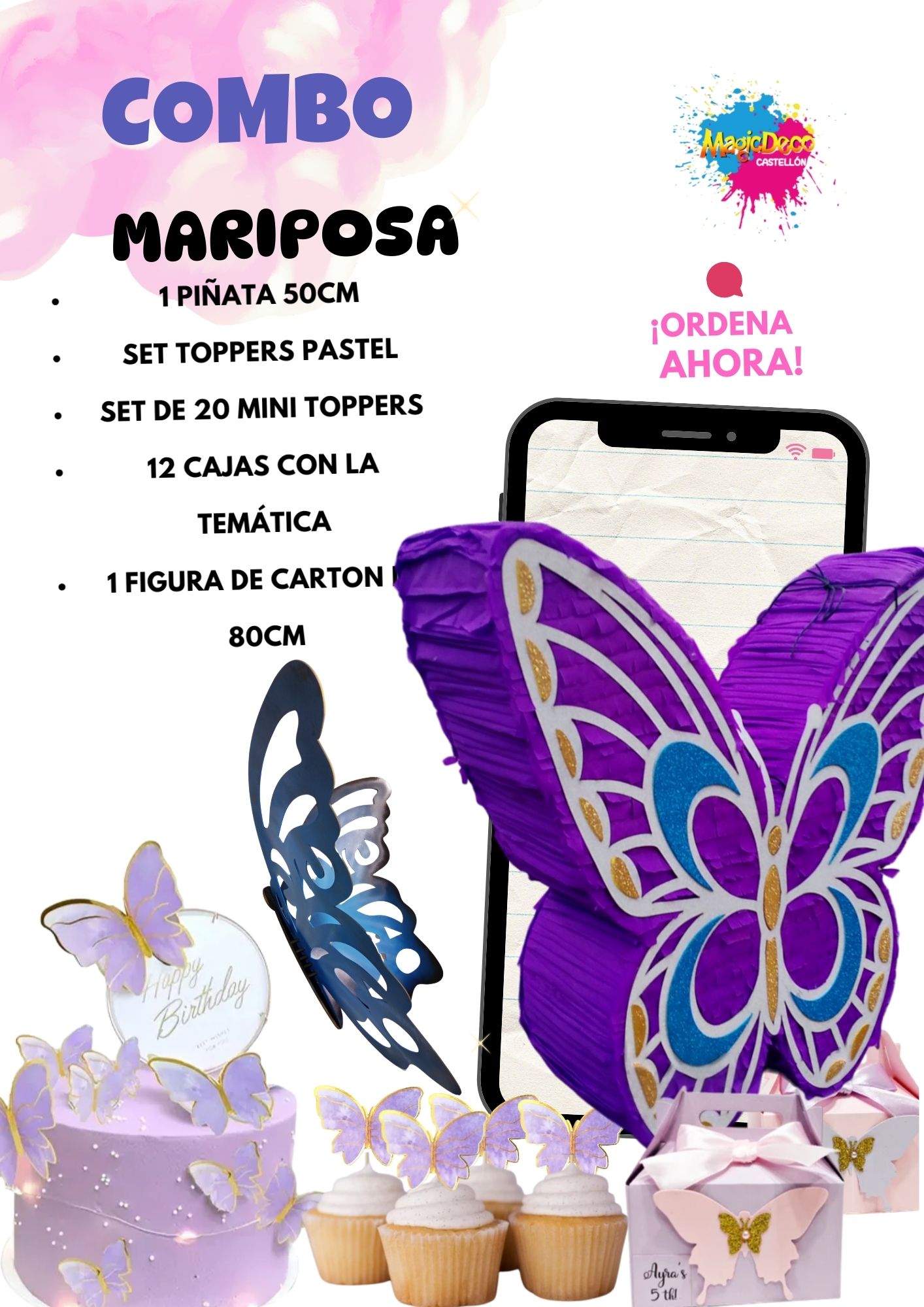 Combo Fiestero Mariposa
