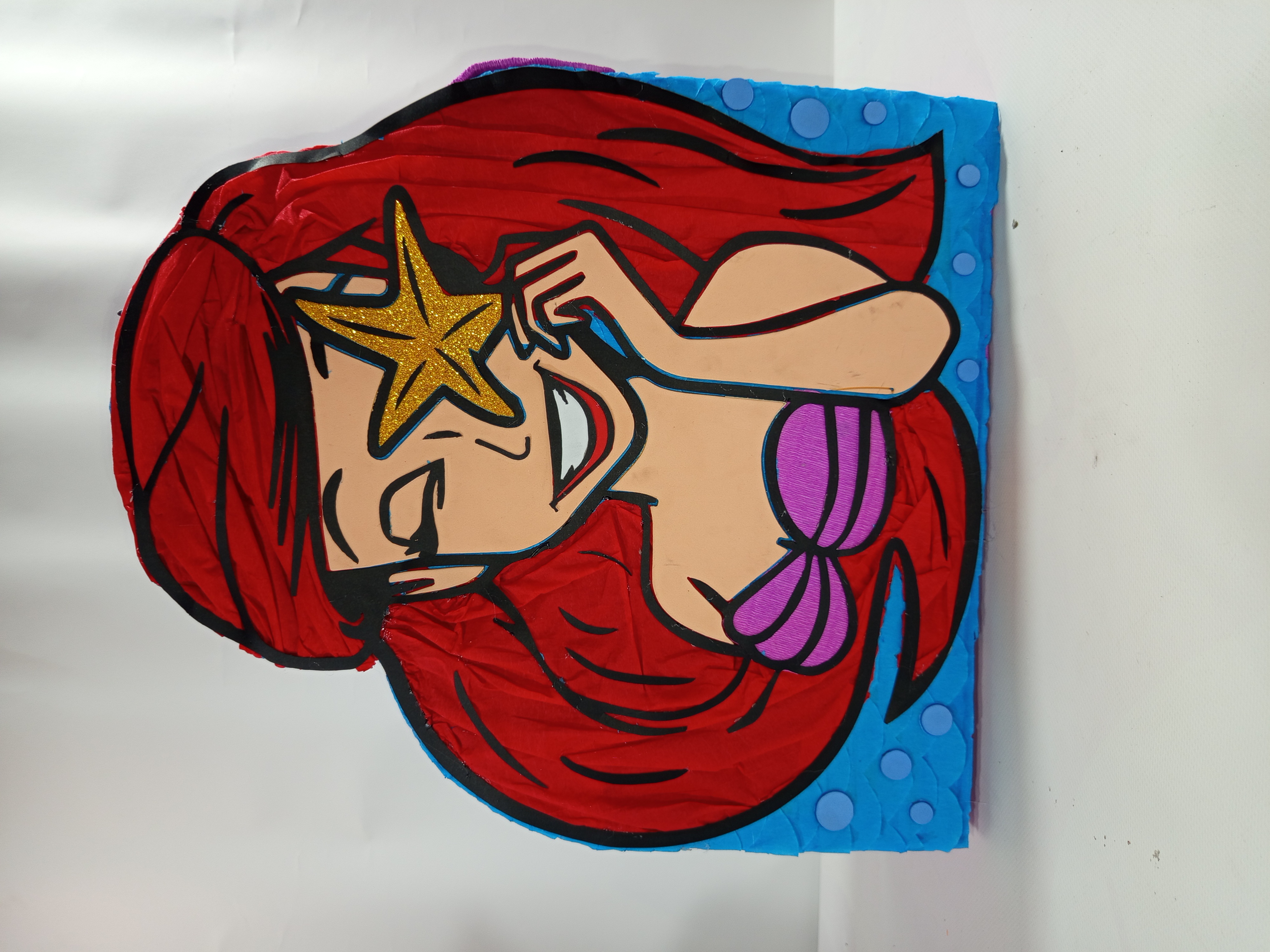 PIÑATA DE SIRENITA 50CM, SIN RELLENO