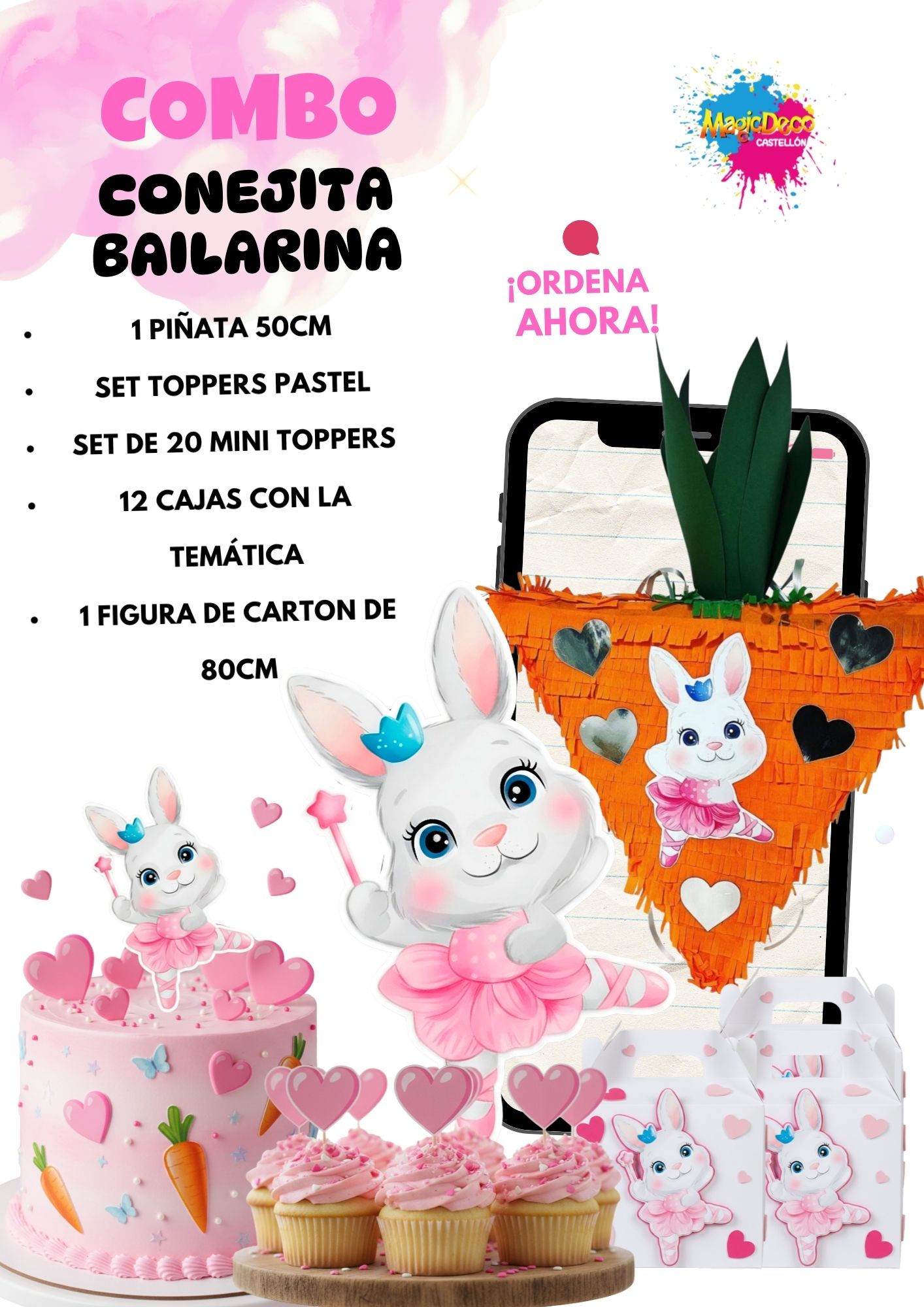 Combo Fiestero de Conejita Bailarina