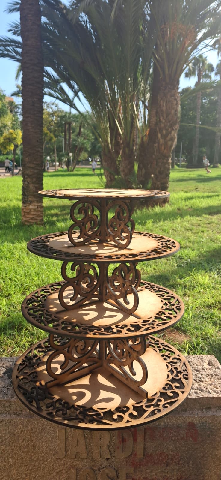 Soporte para exhibicion de productos en eventos