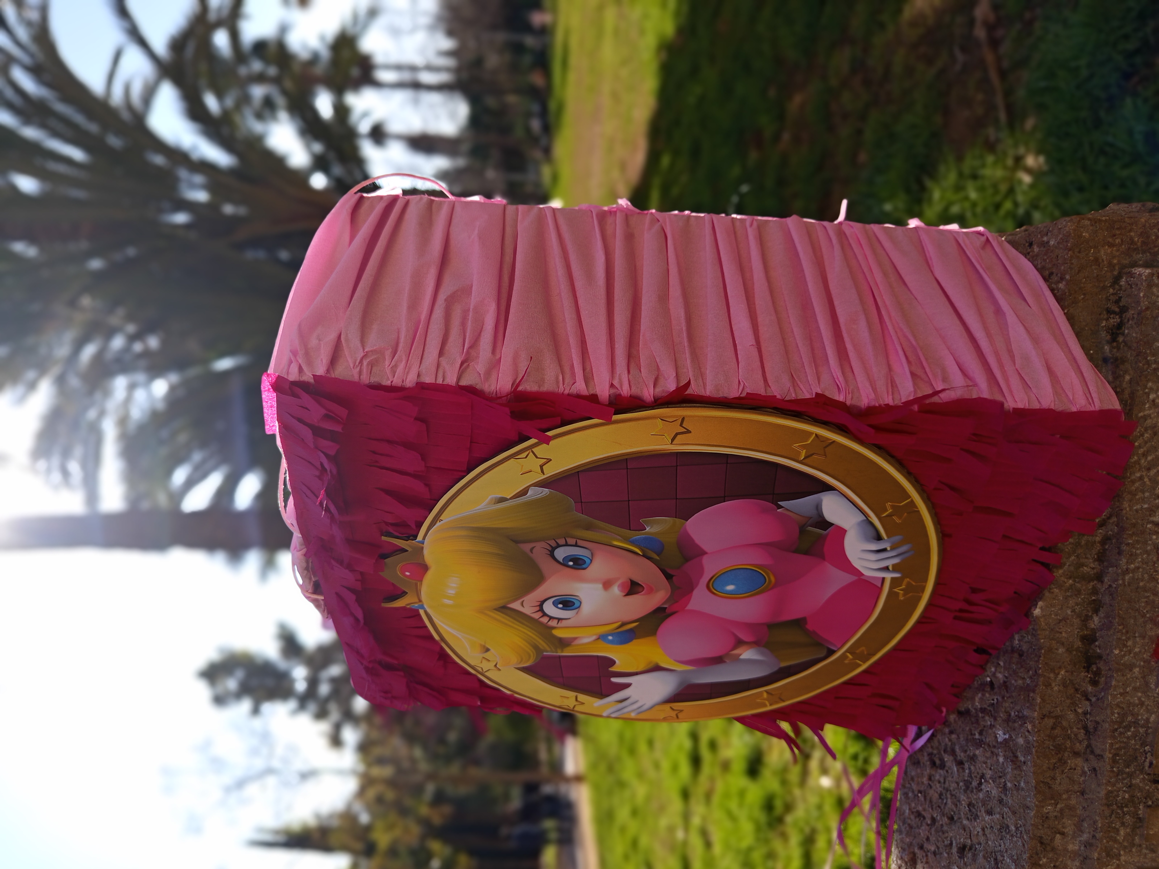 Piñata de Princesa Peach Rectangular 30x40cm