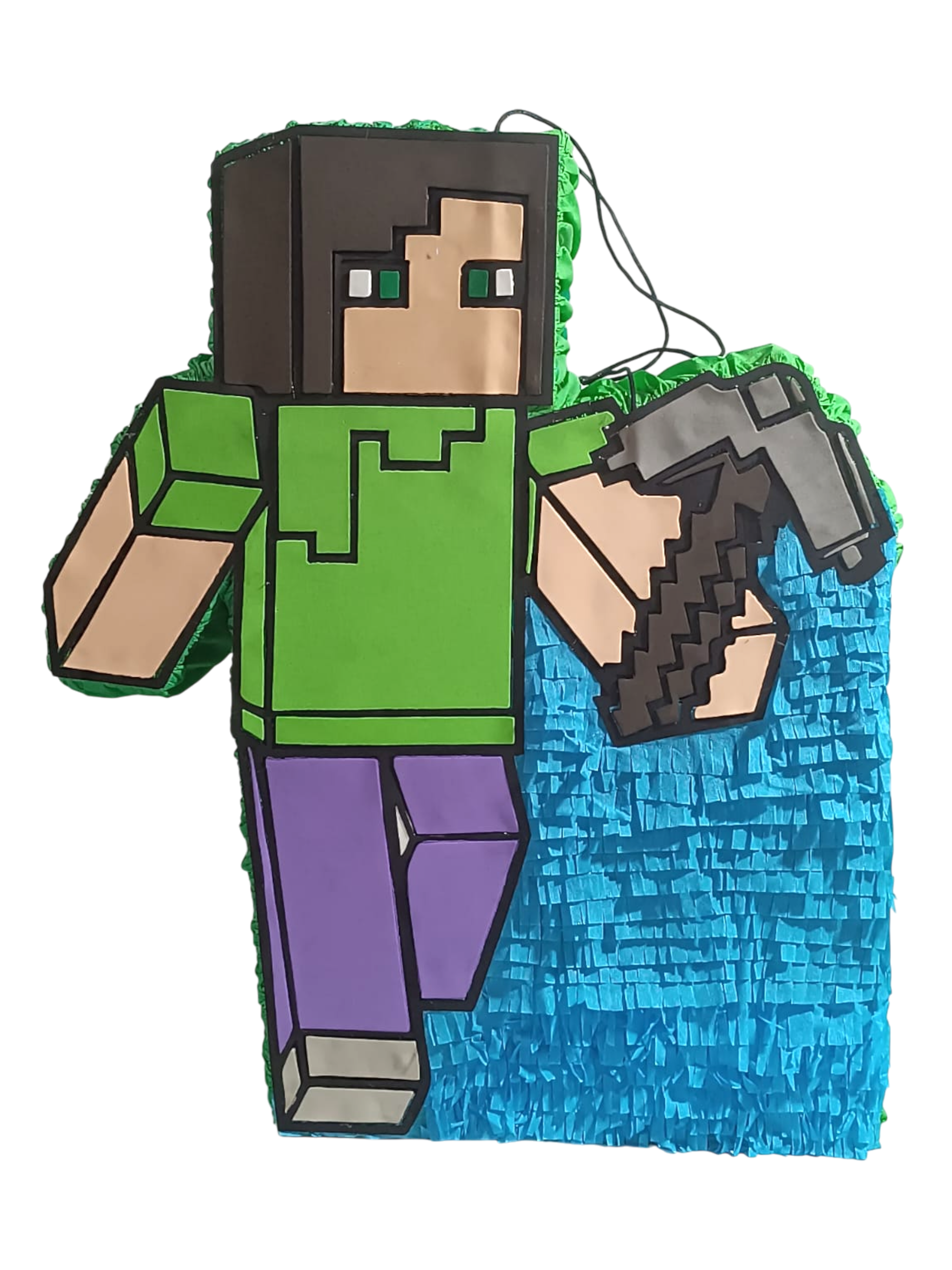 Piñata de personaje de Minecraft