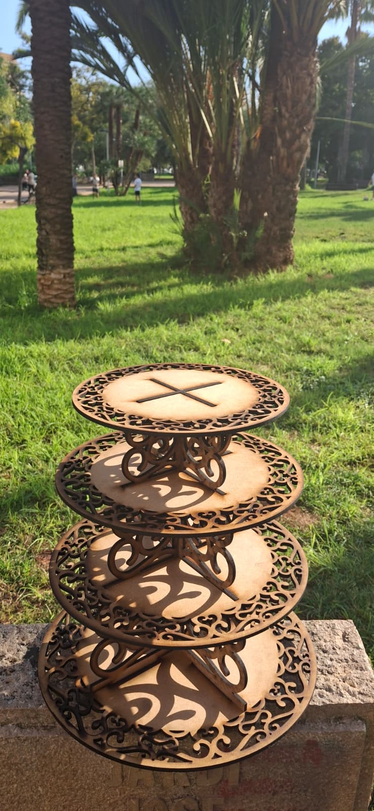 Soporte para exhibicion de productos en eventos