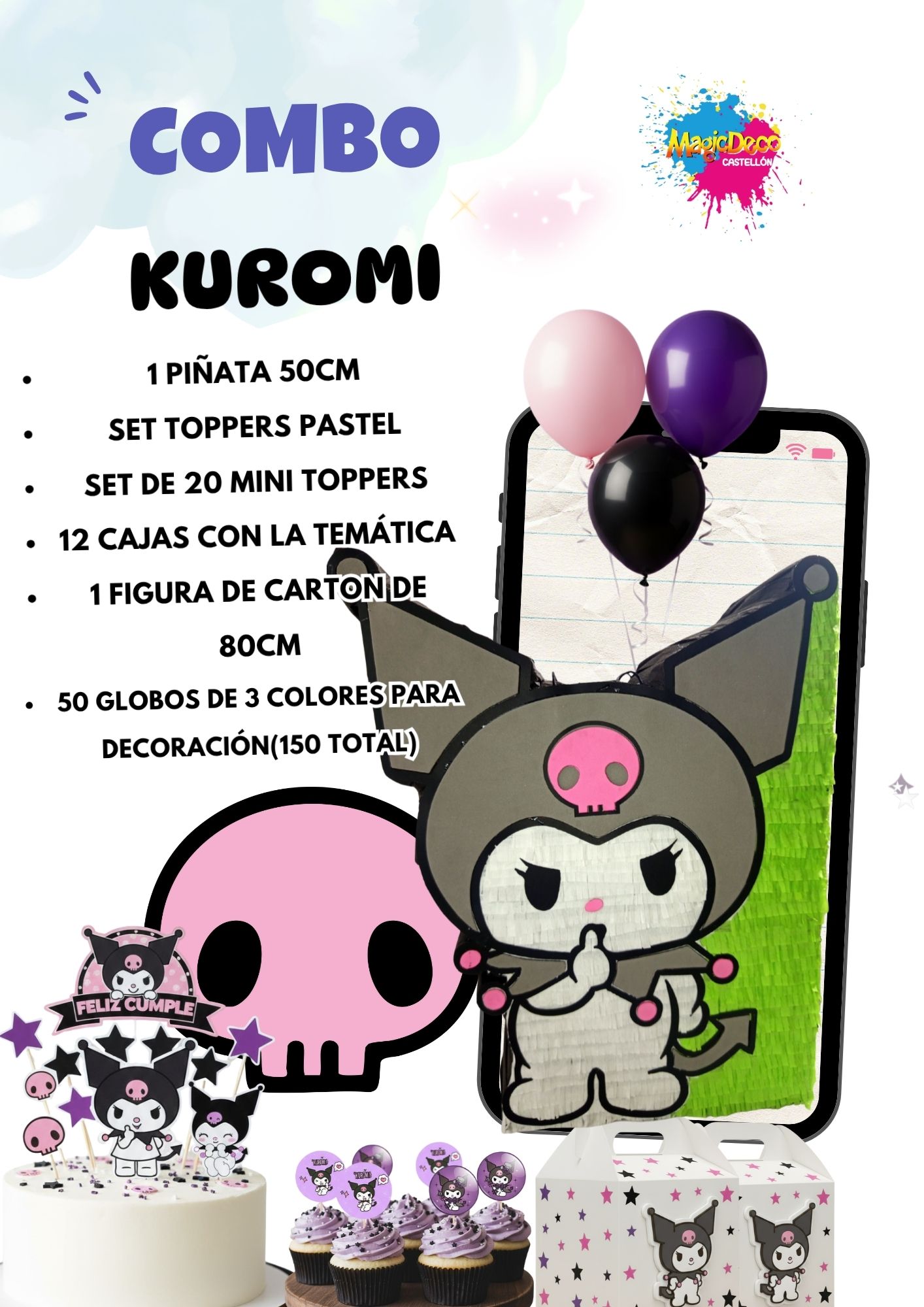 Combo Fiestero Kuromi
