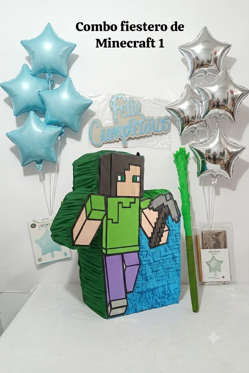Combo fiestero Minecraft