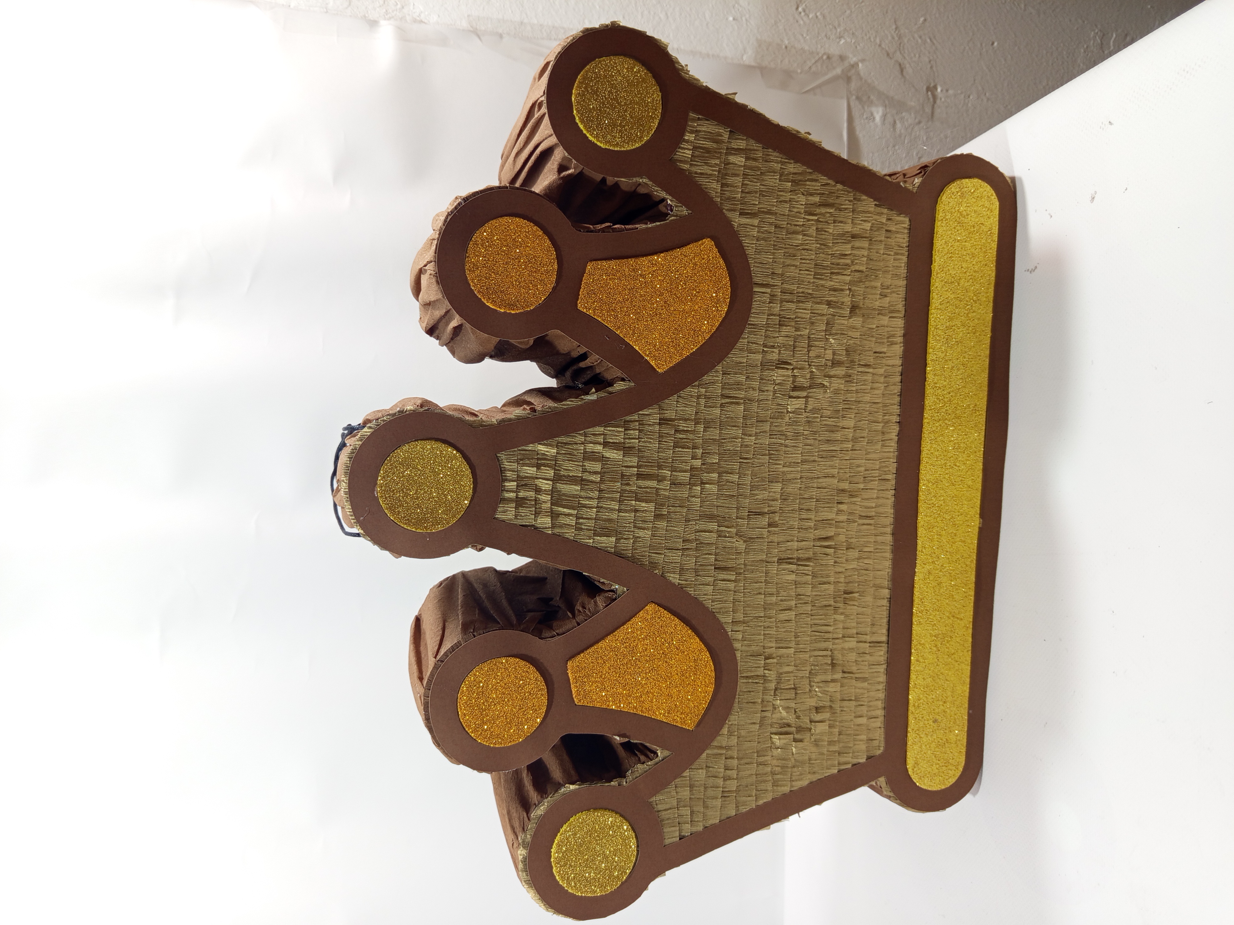 Piñata en forma de Corona de fiesta