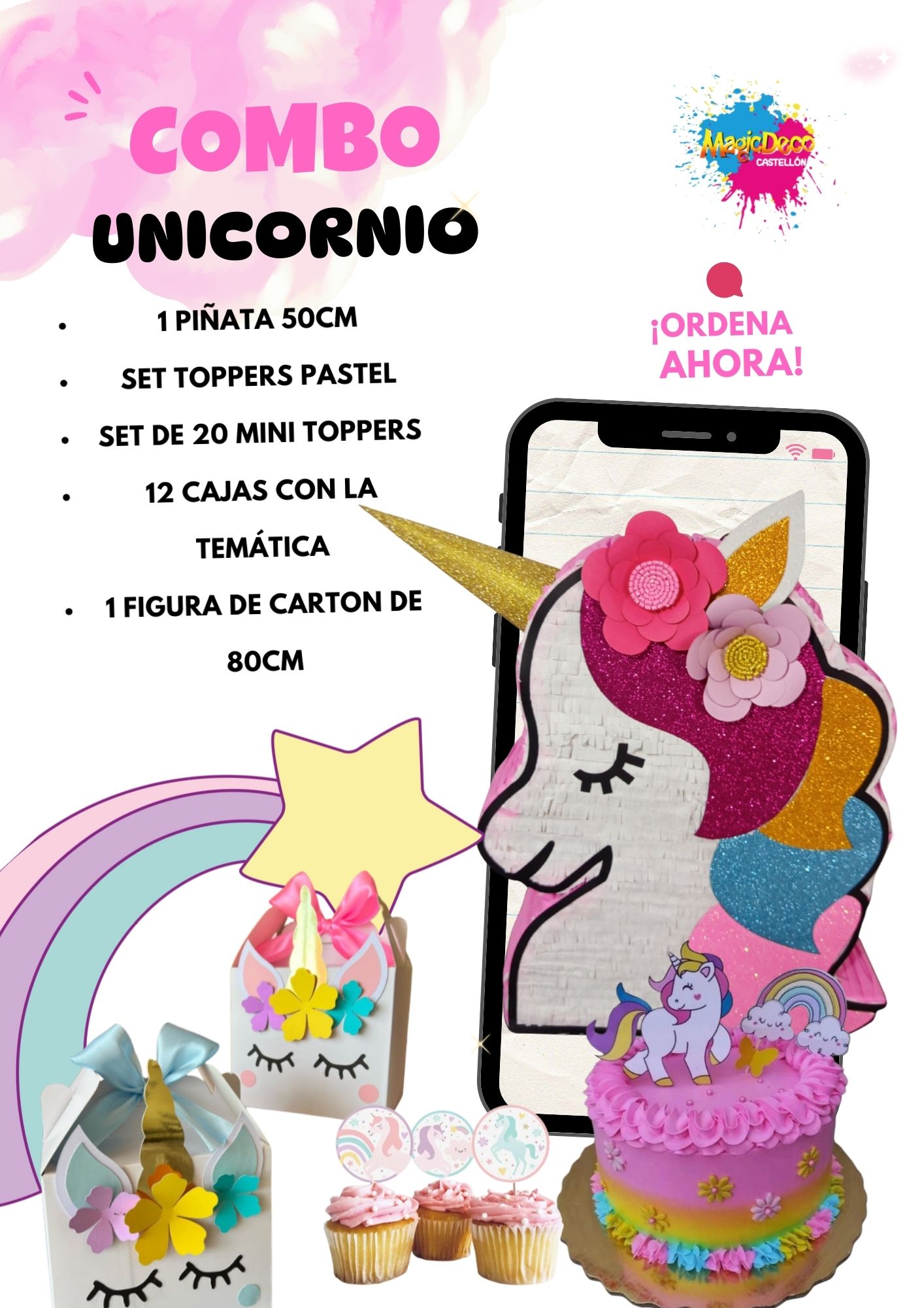 Combo Fiestero Unicornio