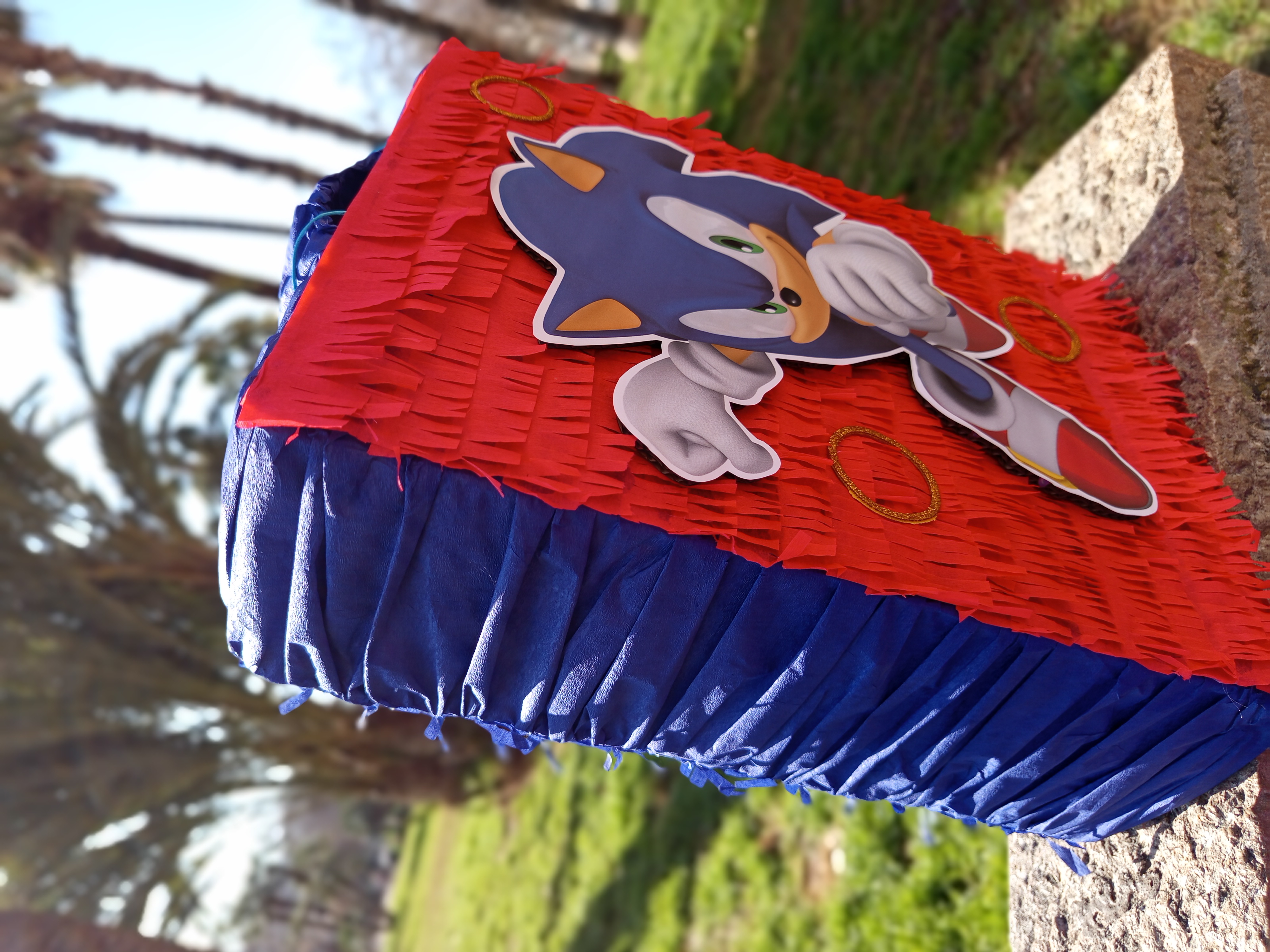Piñata de Sonic Rectangular 30x40cm