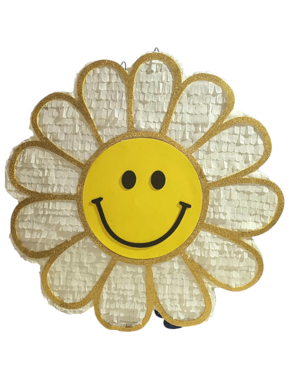 Piñata de flor sonriente