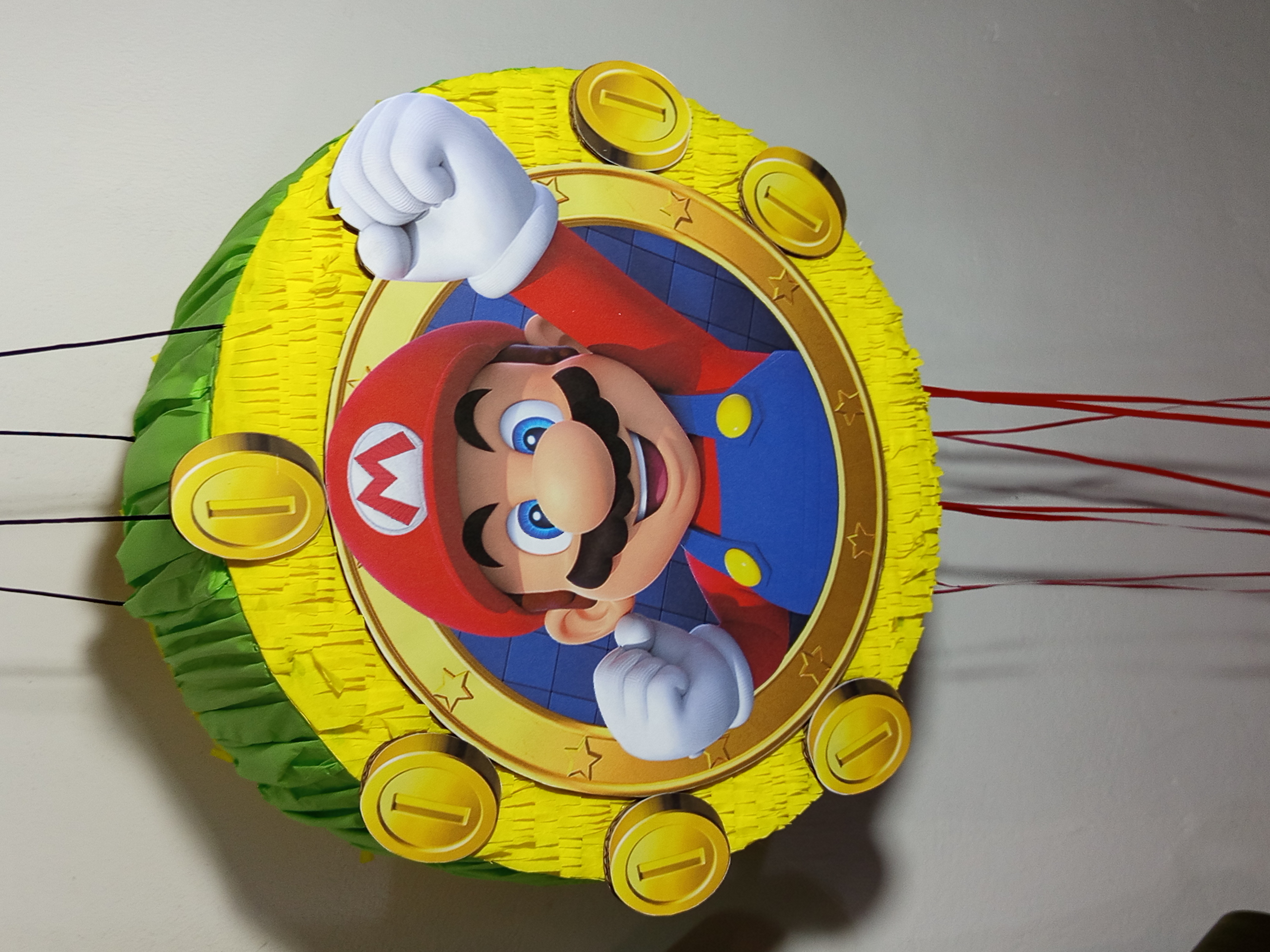 Piñata de Mario Bros Circular 40cm