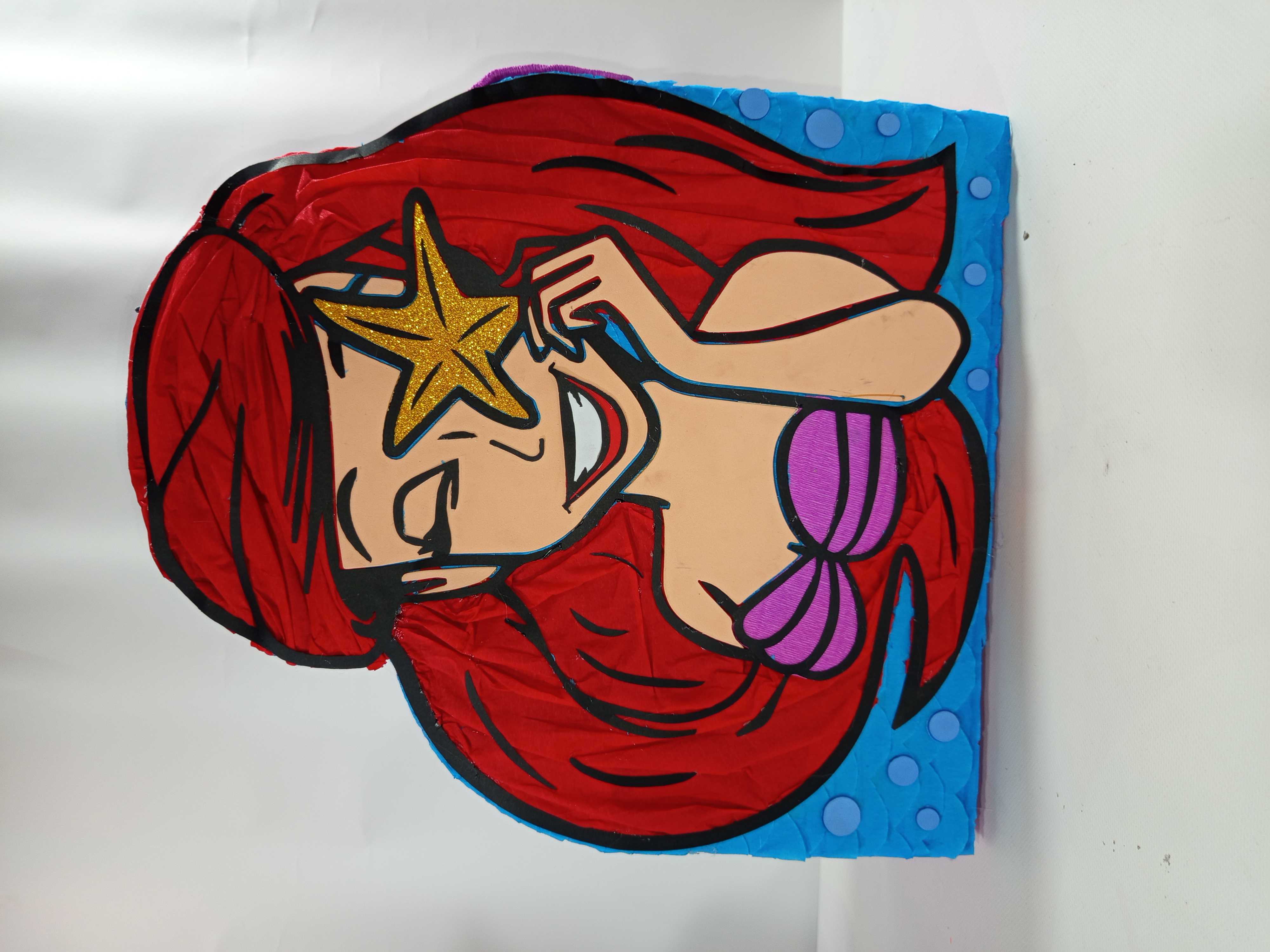 PIÑATA DE SIRENITA 50CM, SIN RELLENO