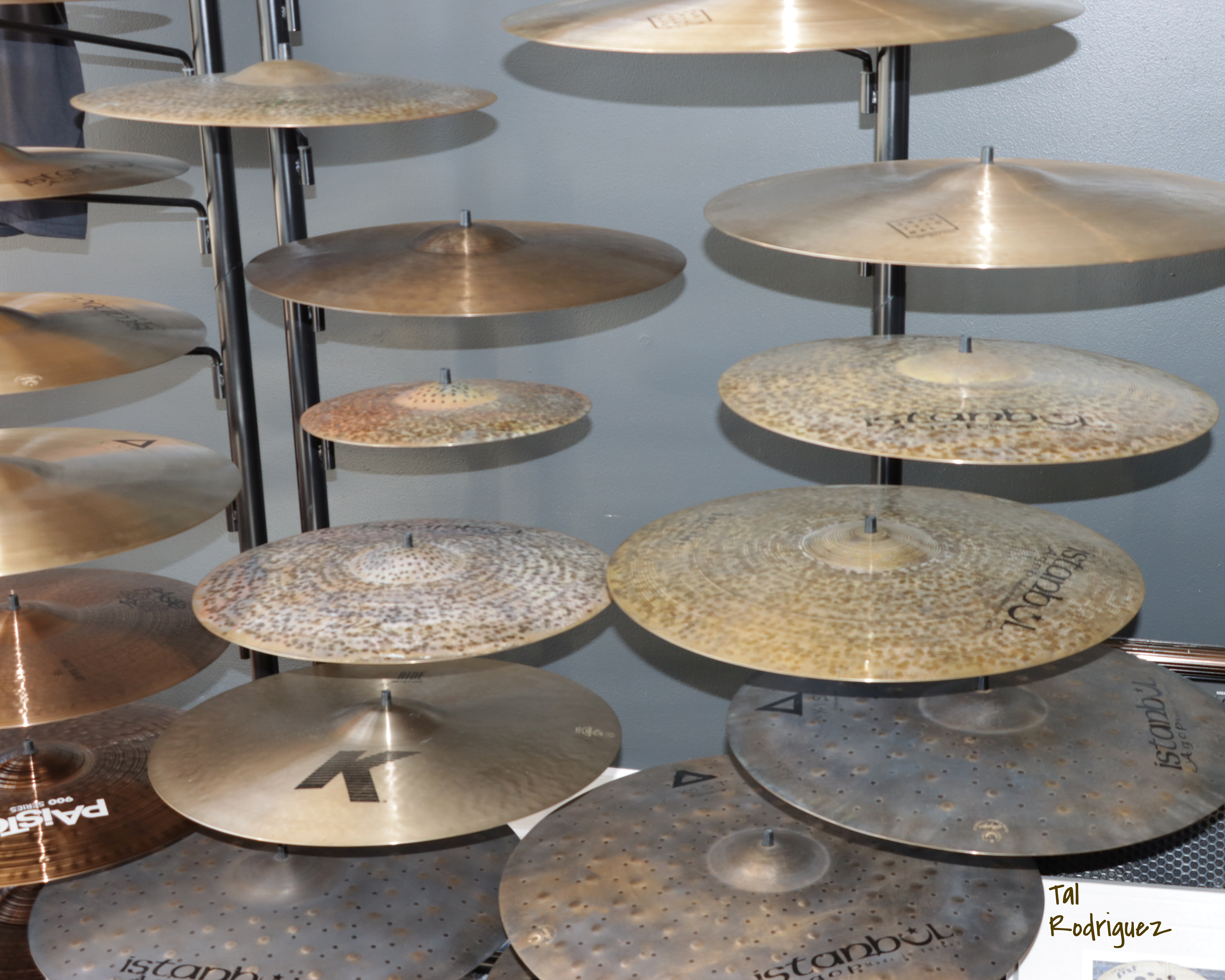 8437 - A Rack of Cymbals