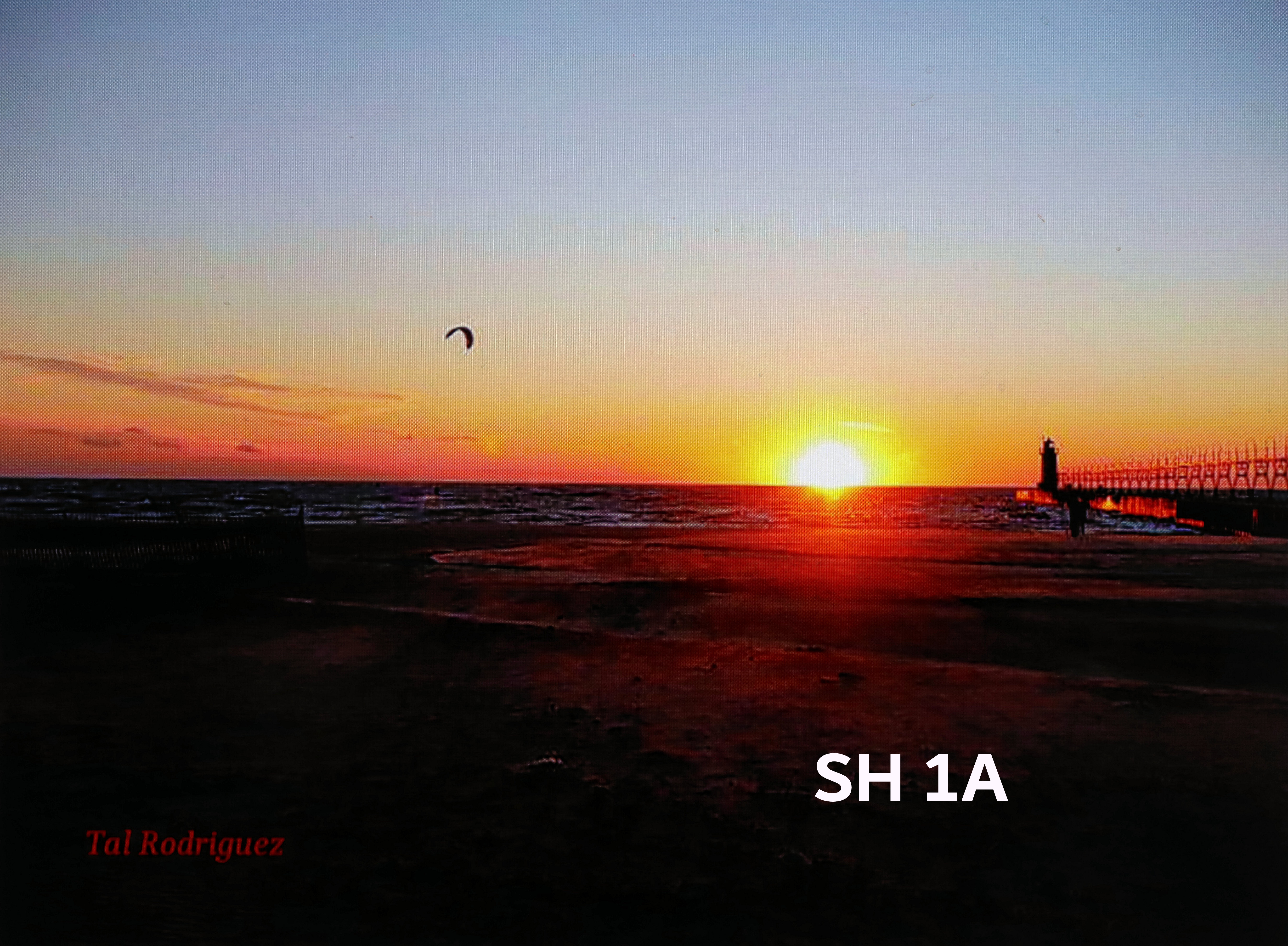 SH Series - The South Haven Sunset Pier Photographs (4 Photo Series)