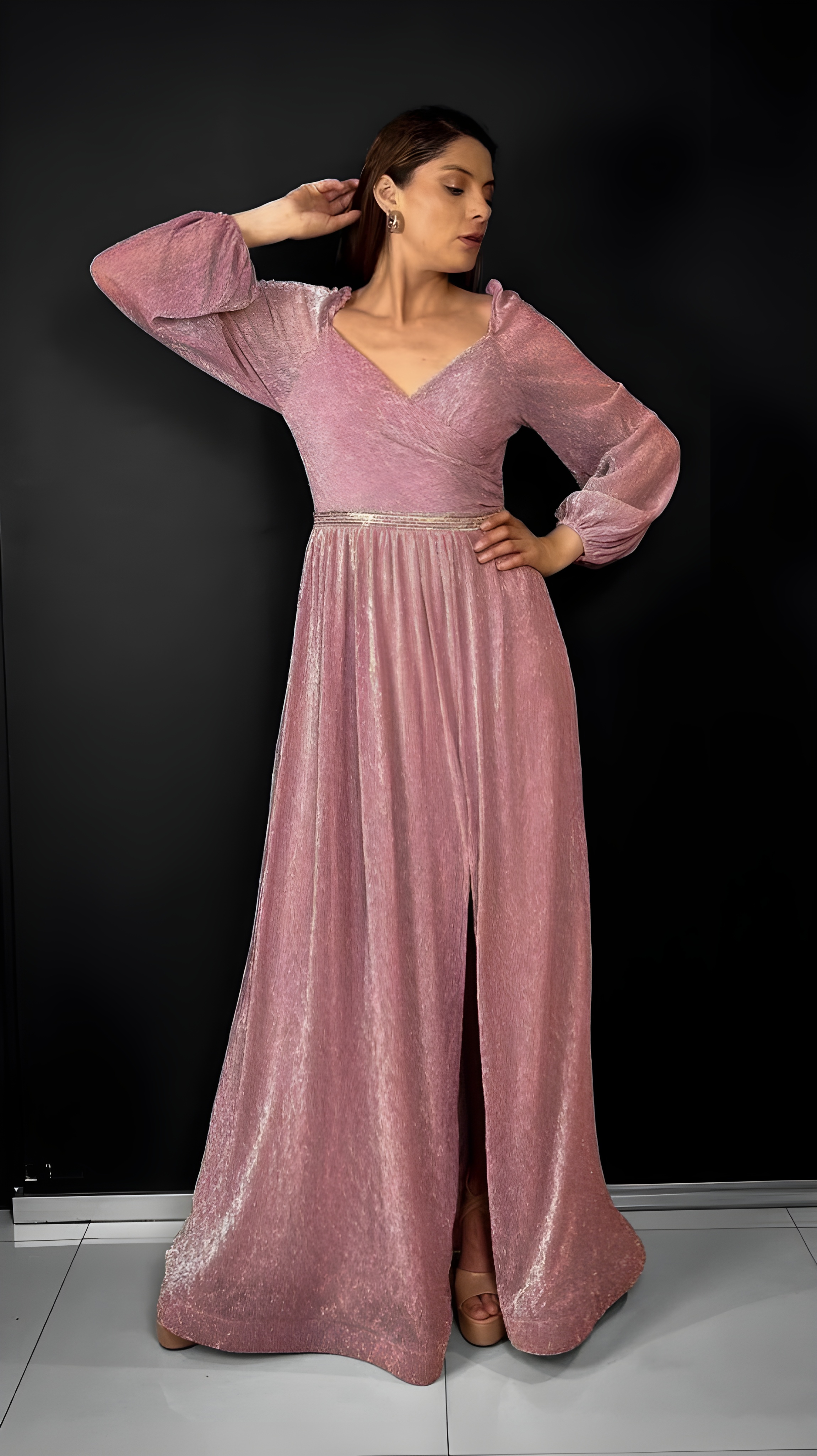 Vestido de recepción Violeta