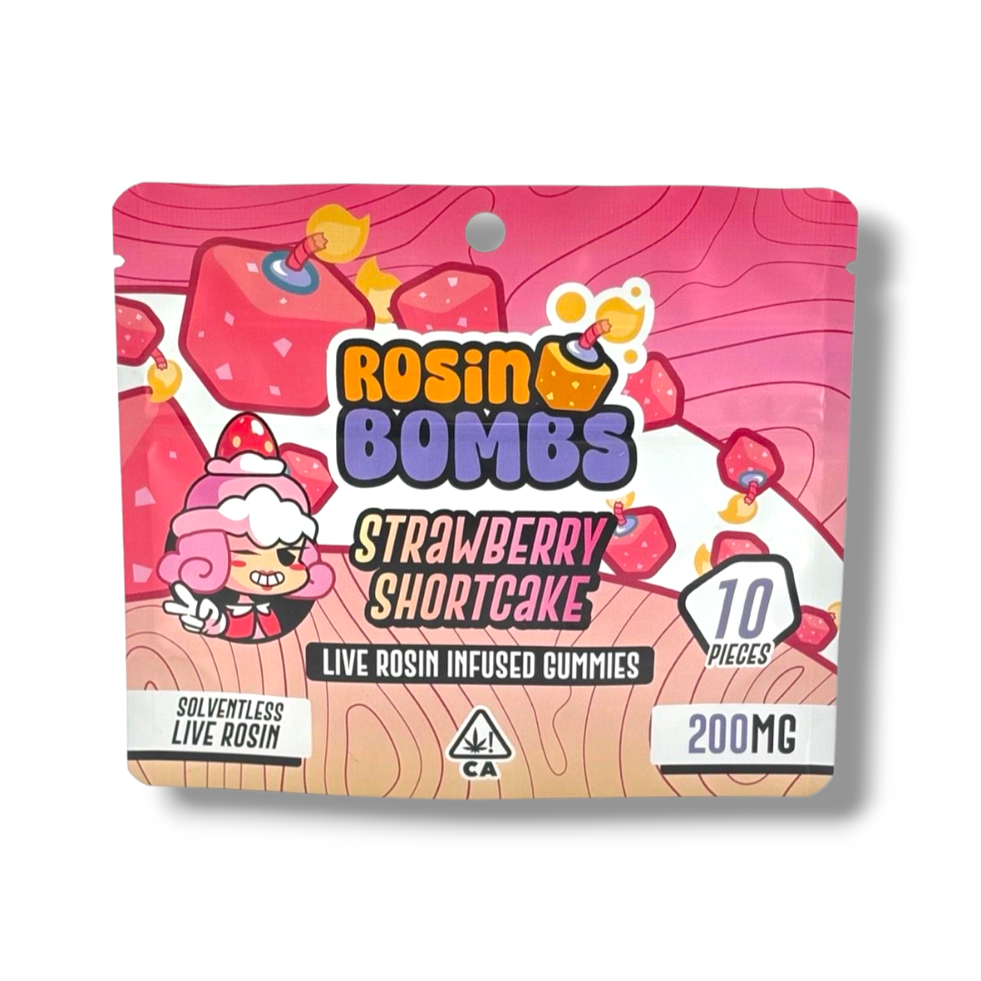 Quale - Rosin Bombs - Infused Gummies - 200mg - Strawberry Shortcake