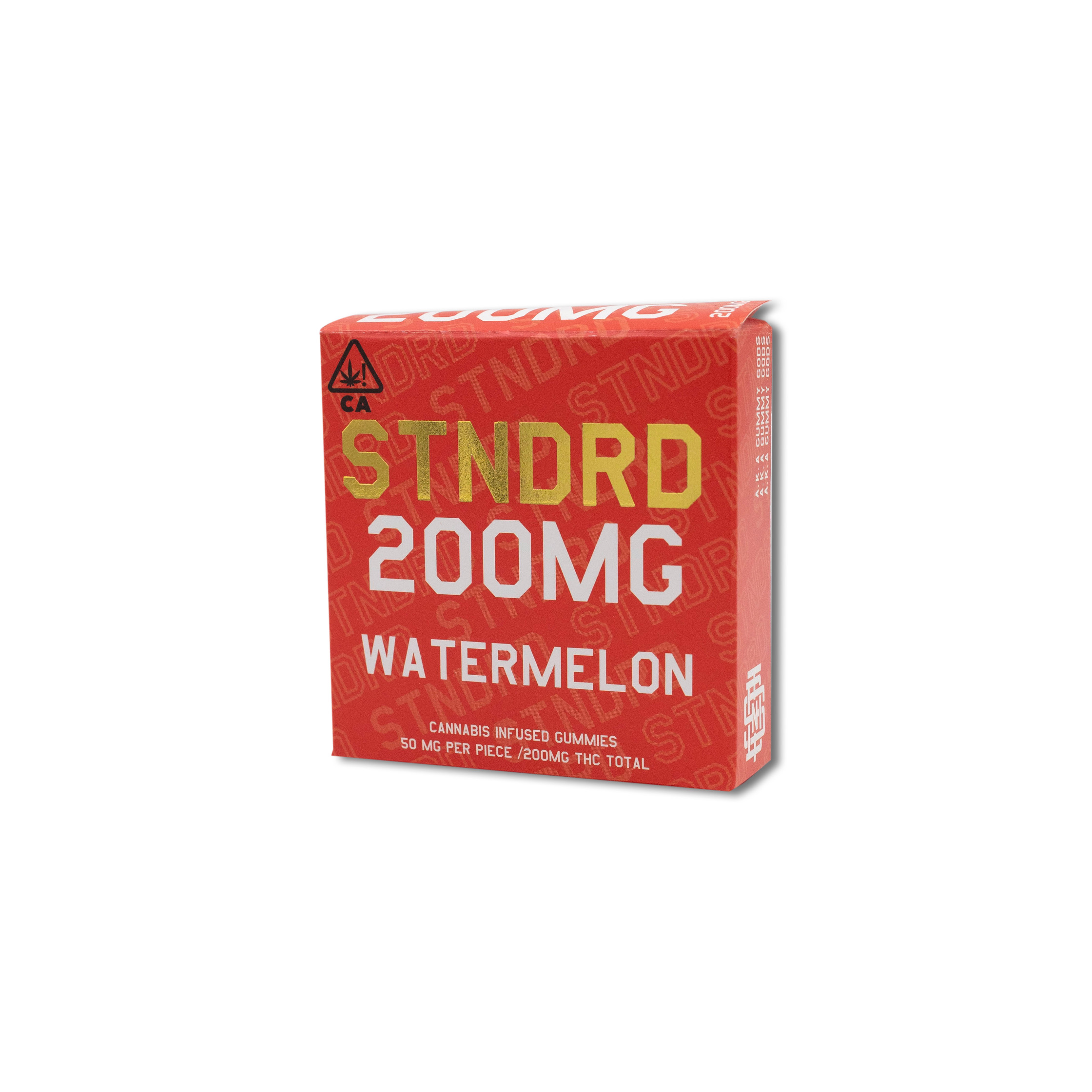 STNDRD - Cannabis Infused Gummies - 200mg - Watermelon