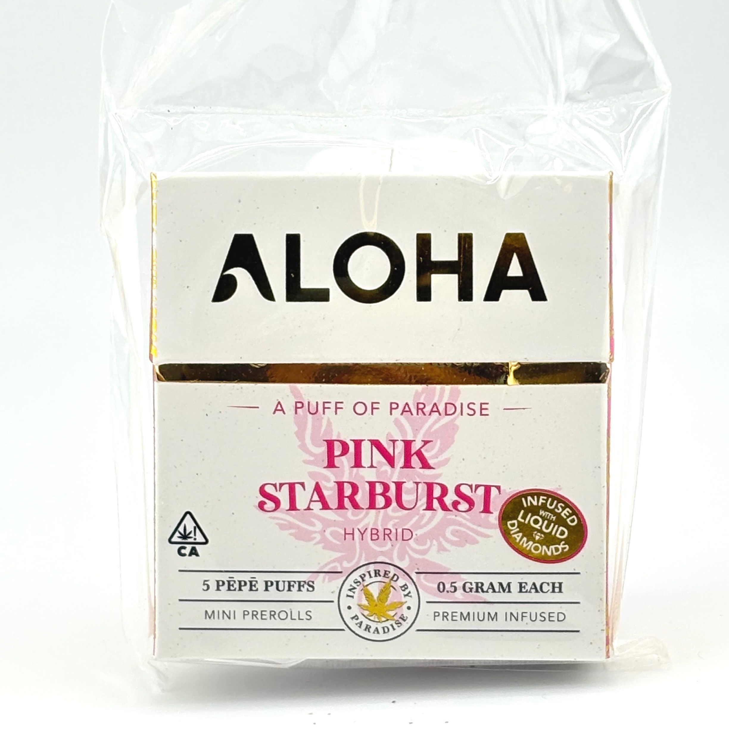 Aloha - PePe Puffs Mini Premium Infused Prerolls - 0.5g Each (5 Pack)