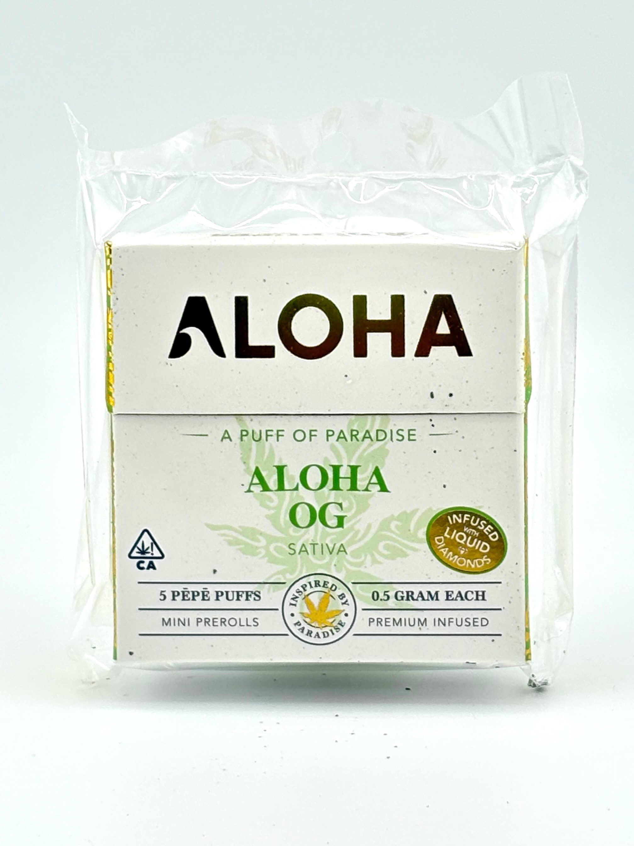 Aloha - PePe Puffs Mini Premium Infused Prerolls - 0.5g Each (5 Pack)