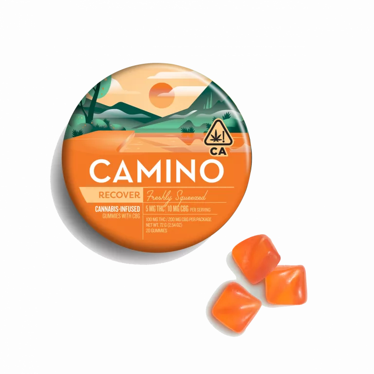 Kiva - Camino - 5mg : 10mg CBG 'Recover' Freshly Squeezed