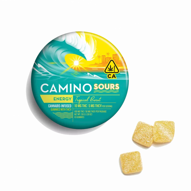Kiva - Camino Sours - 10mg : 5mg THCV 'Energy' Tropical Burst