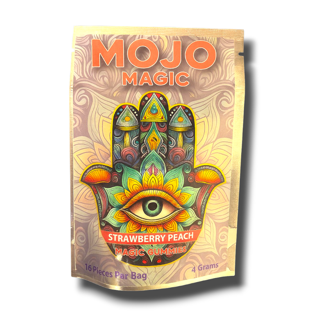 Mojo Magic - Mushroom Magic Gummies - Strawberry Peach - 4 Grams