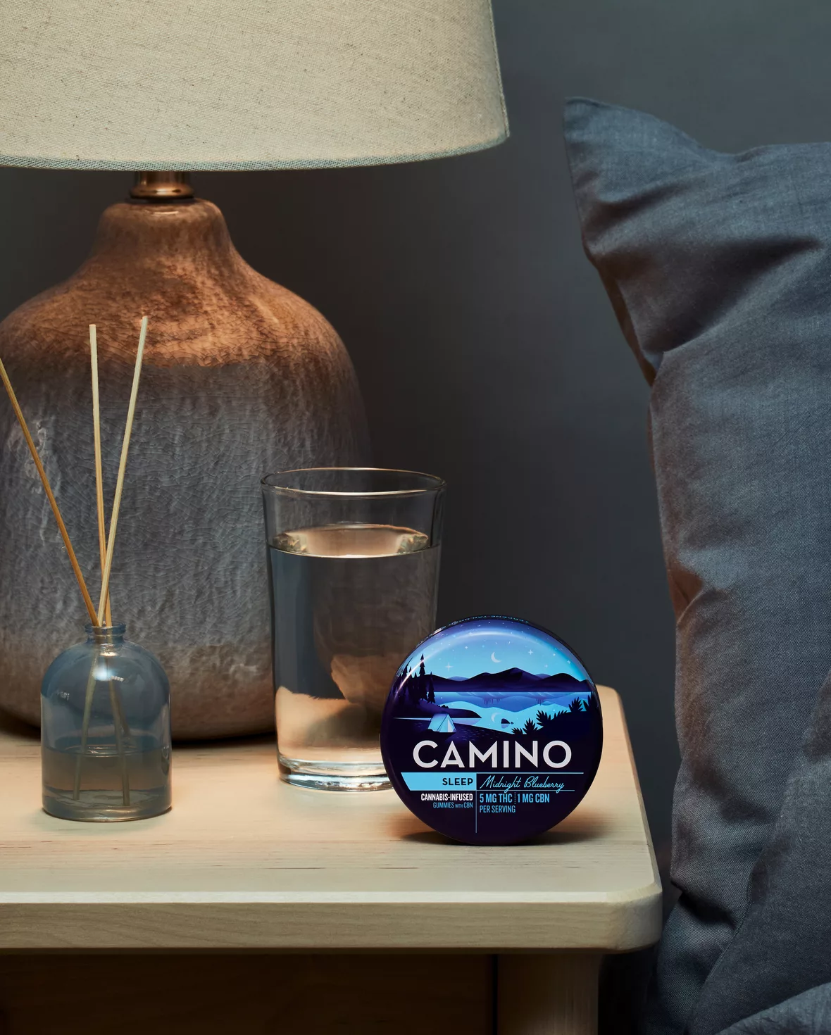 Kiva - Camino - 5mg: 1mg CBN 'Sleep' Midnight Blueberry